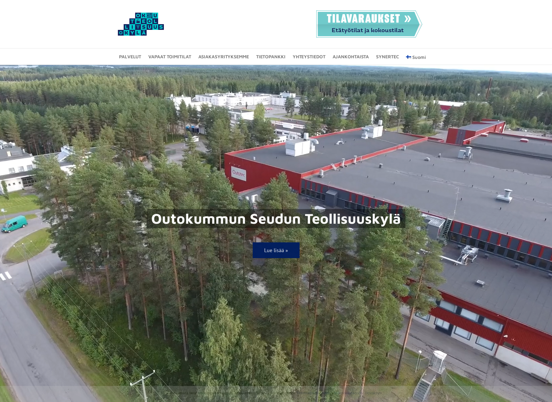 Screenshot for outokummunteollisuuskyla.fi