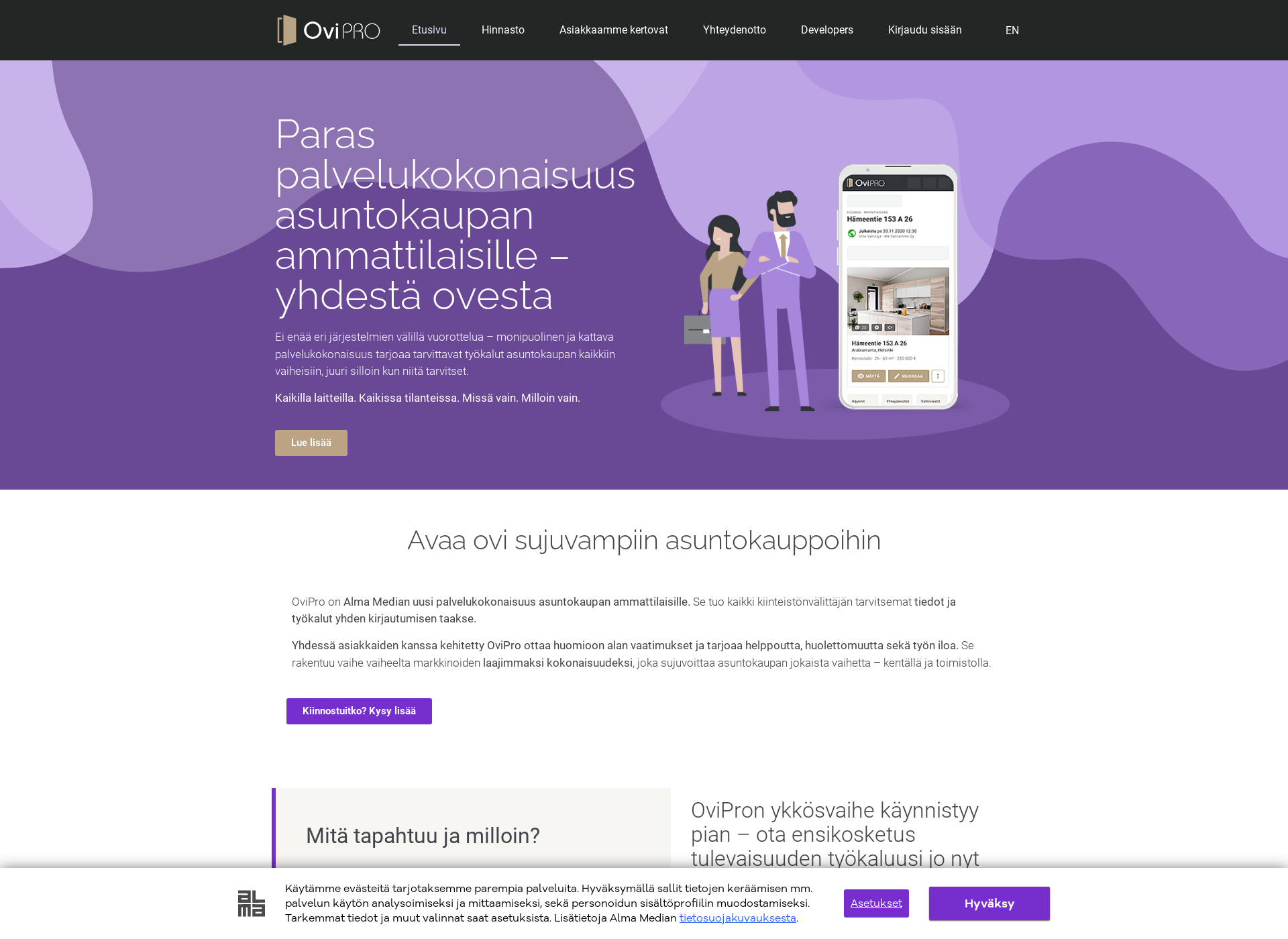 Screenshot for ovipro.fi