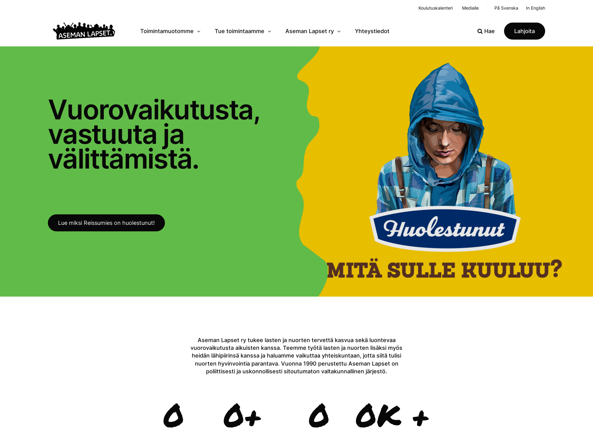 Skärmdump för oynuoretab.fi