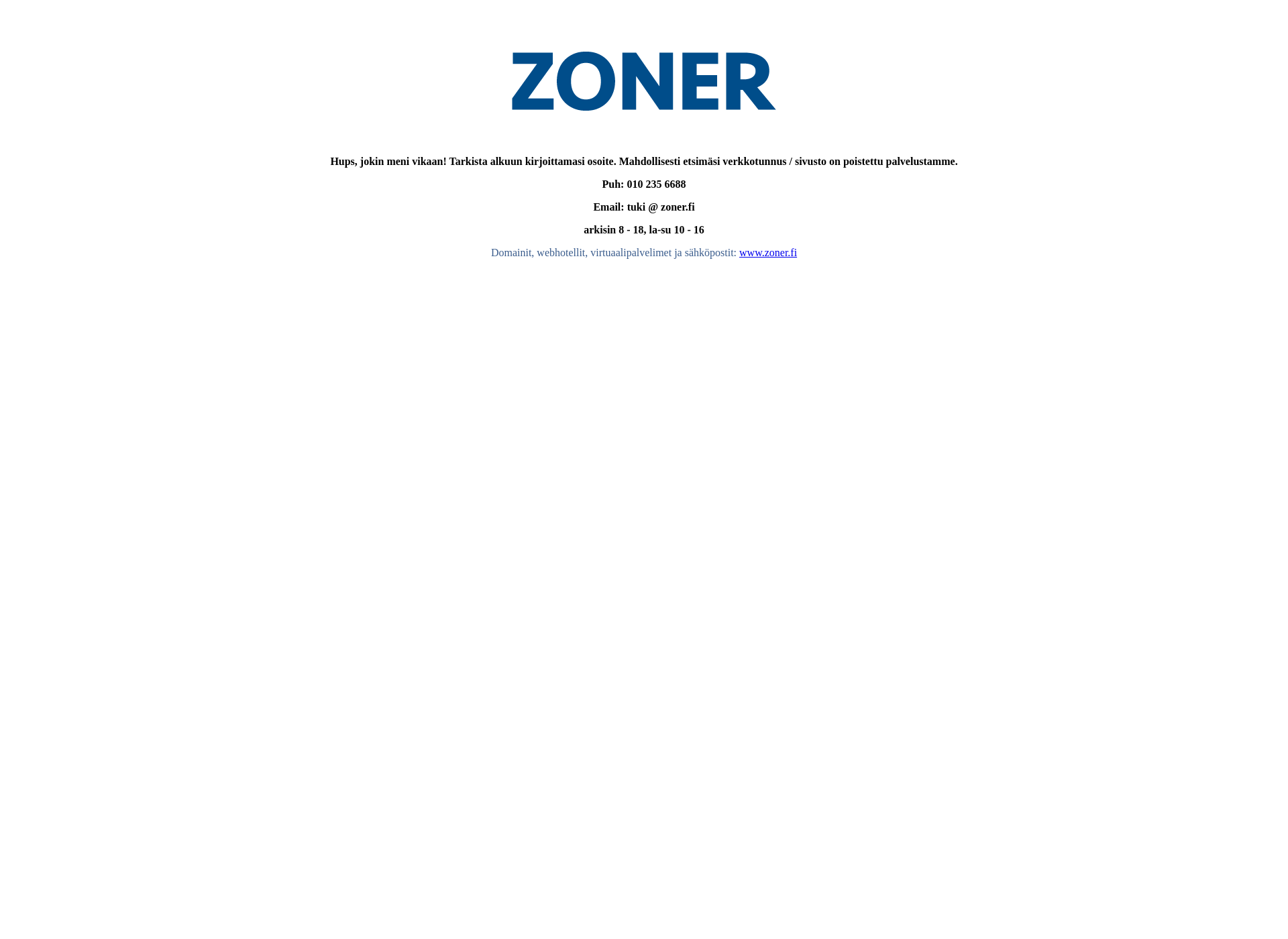 Screenshot for ozonator.fi