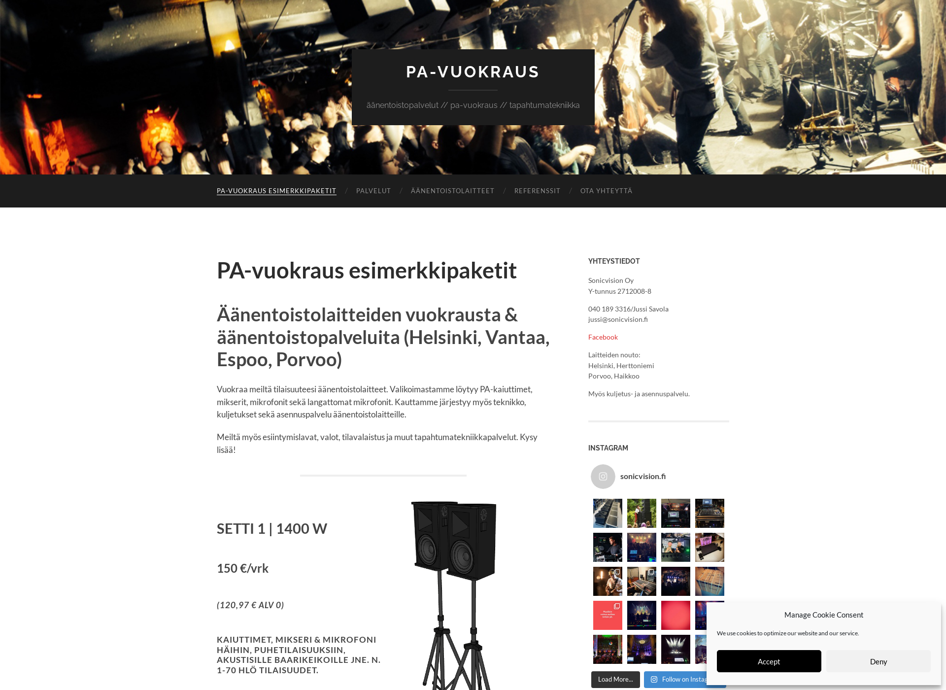 Screenshot for pa-vuokraus.fi