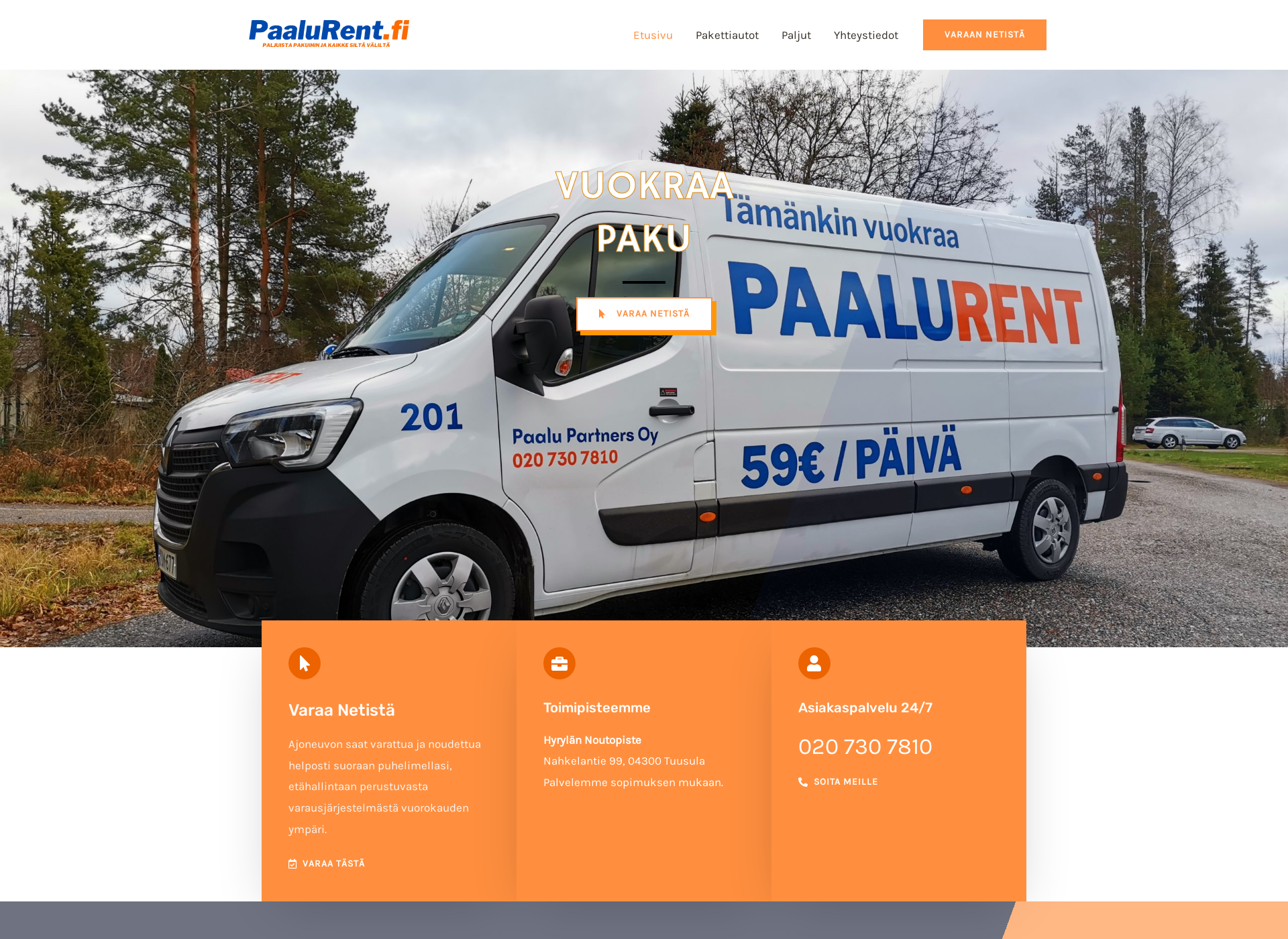Screenshot for paalurent.fi