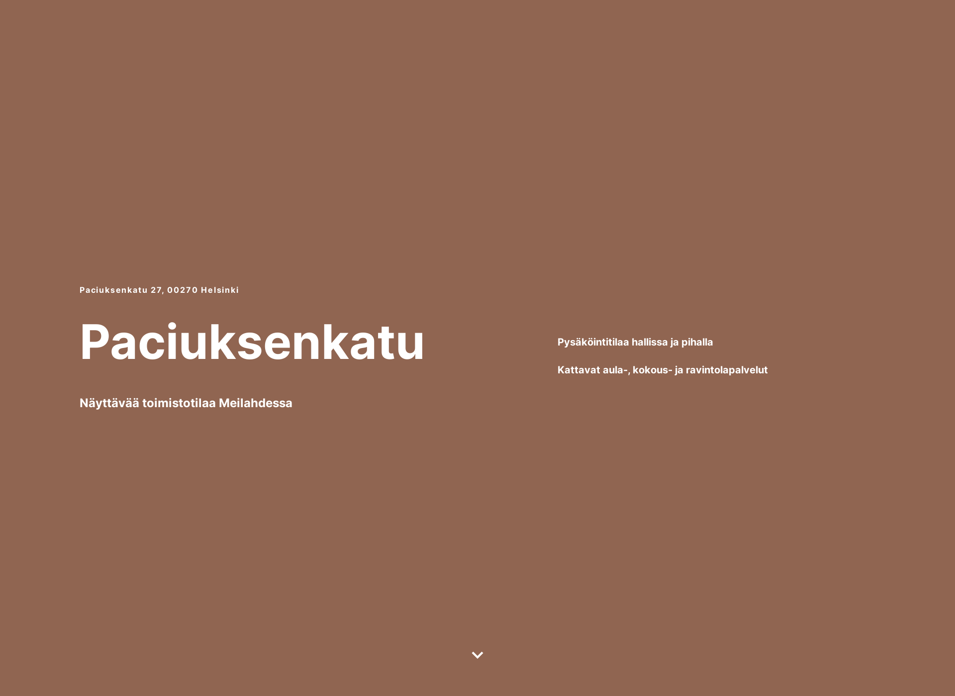 Skärmdump för paciuksenkatu27.fi