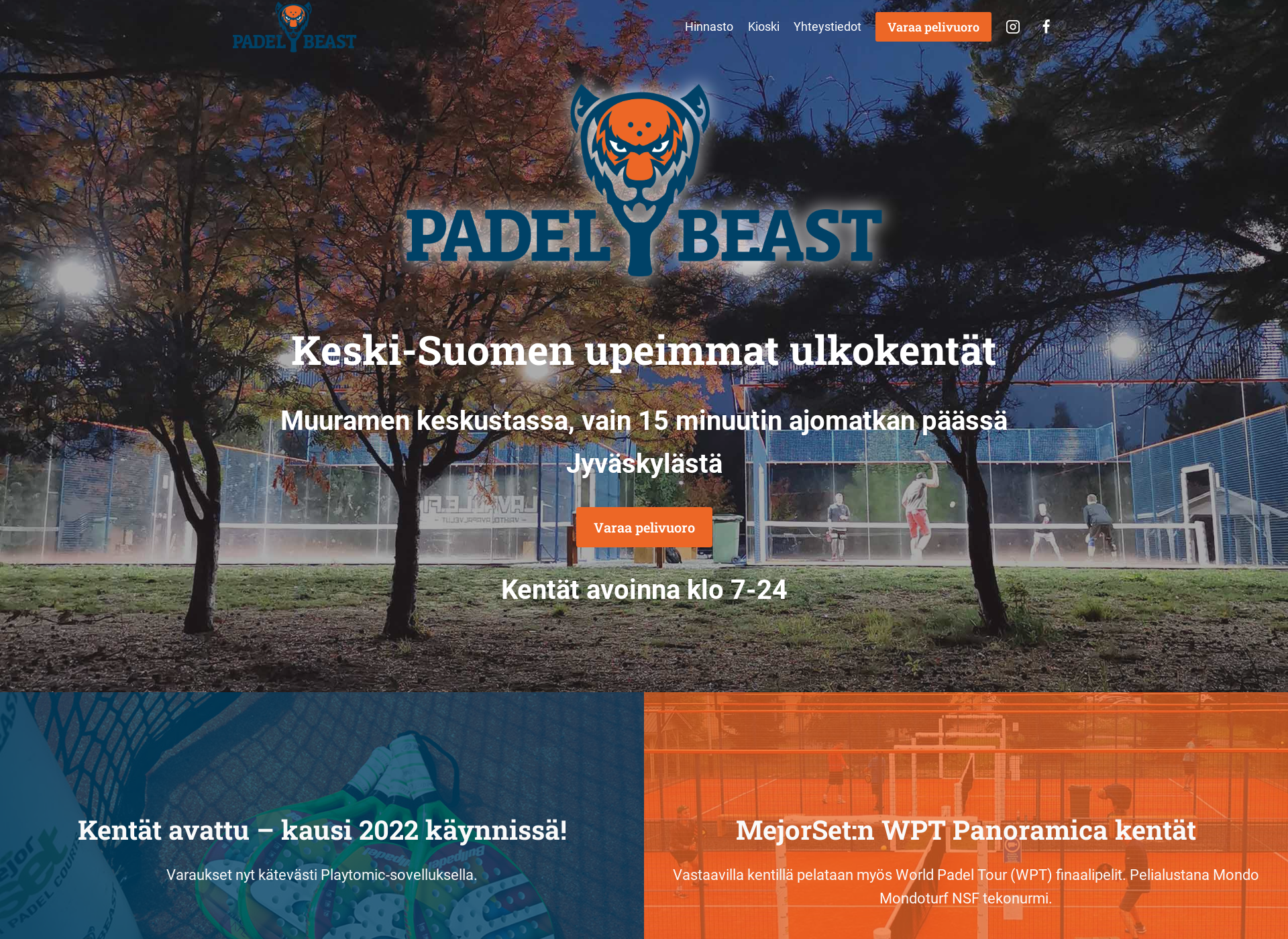 Screenshot for padelmuurame.fi