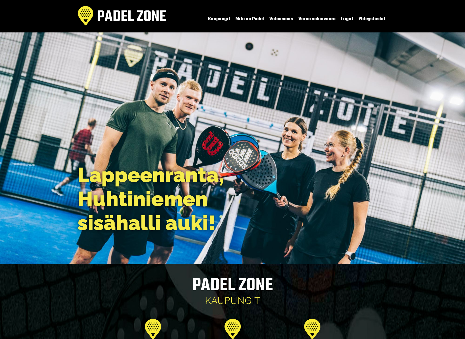 Screenshot for padelzone.fi