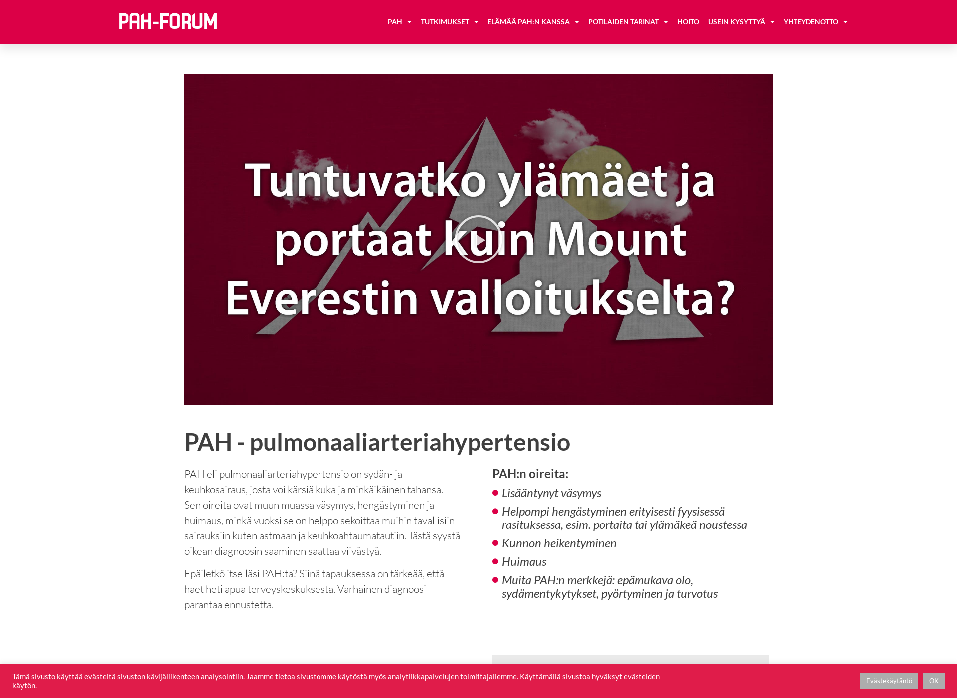 Skärmdump för pah-forum.fi