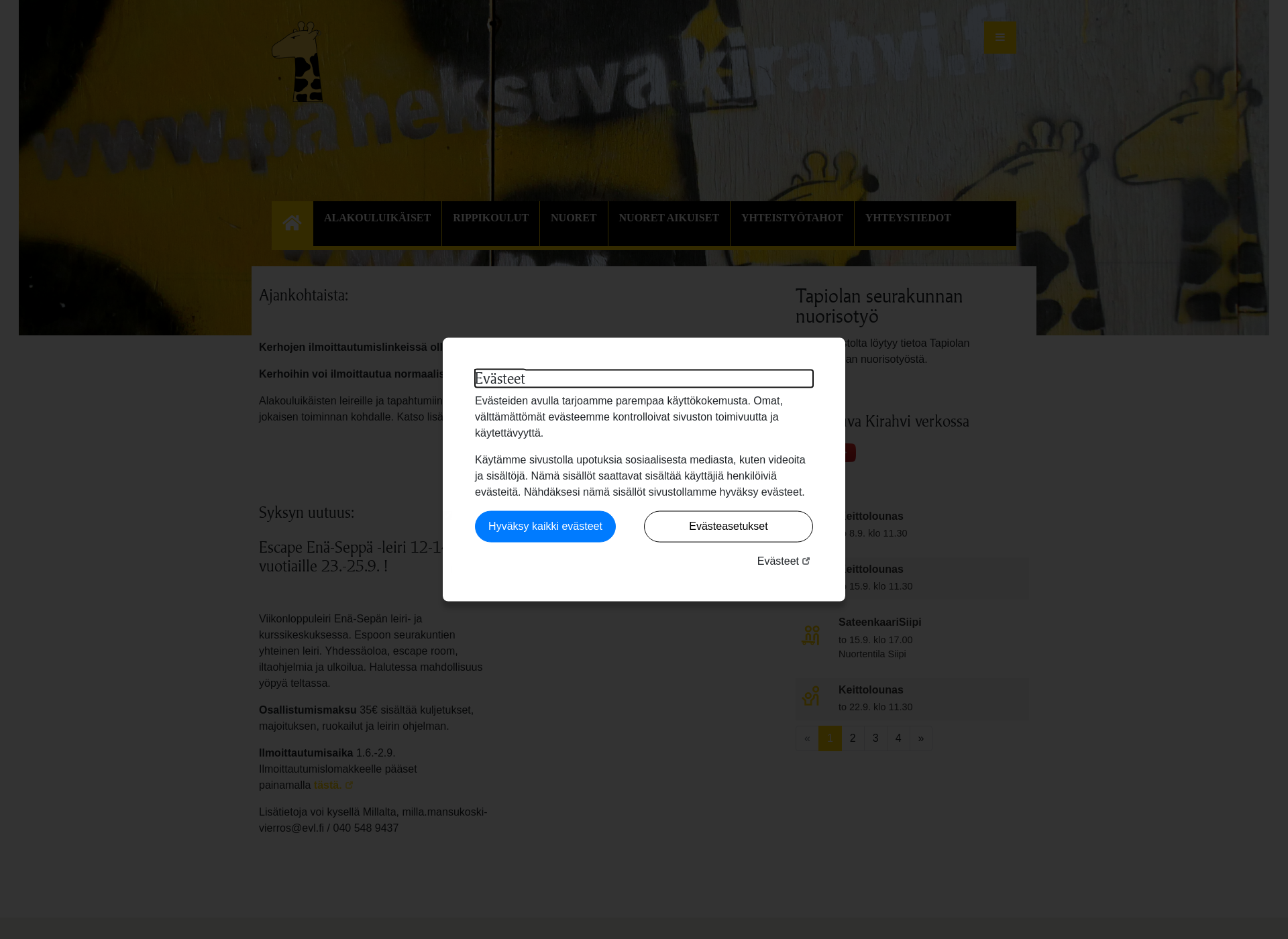 Screenshot for paheksuvakirahvi.fi