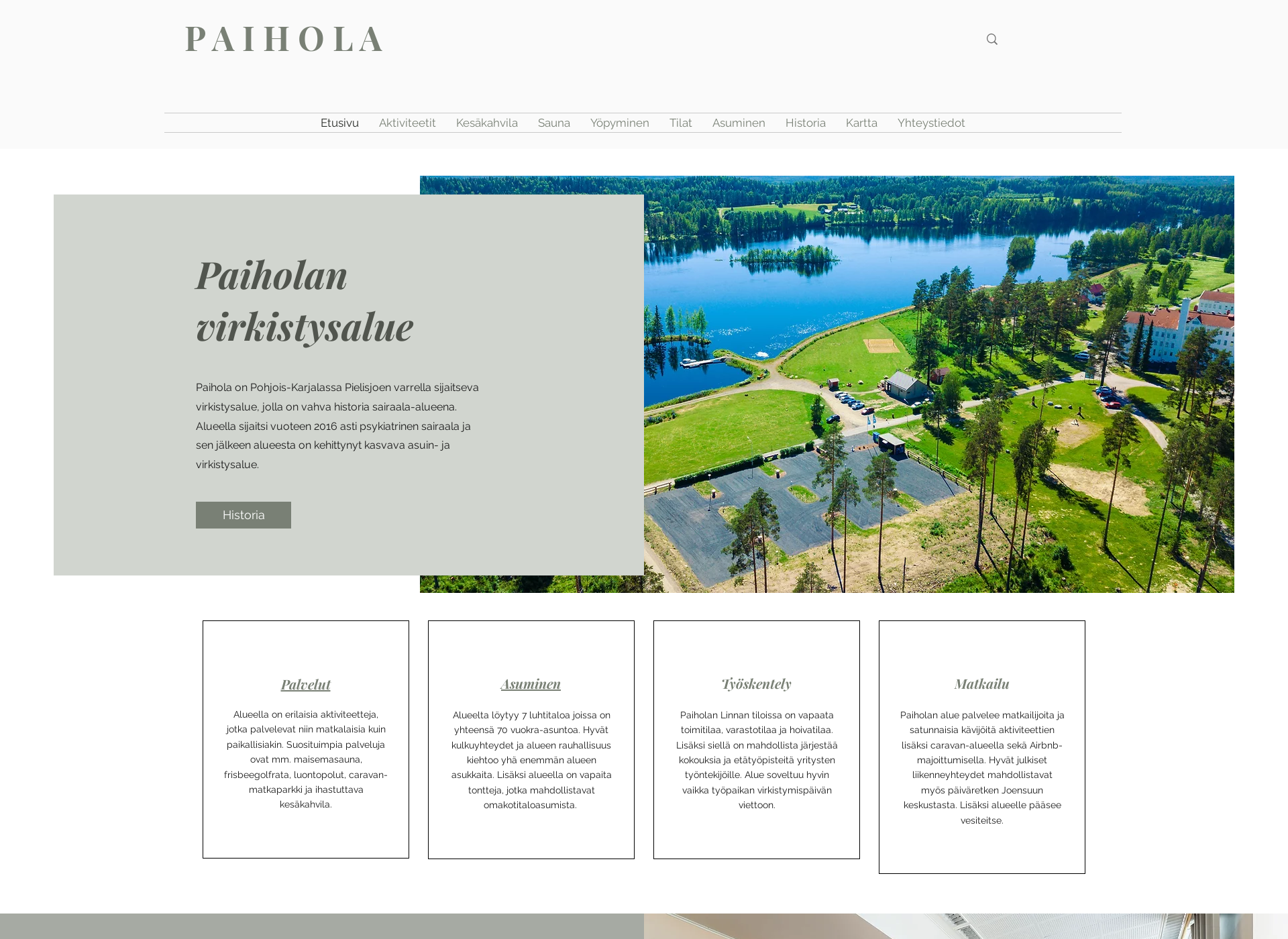 Screenshot for paihola.fi