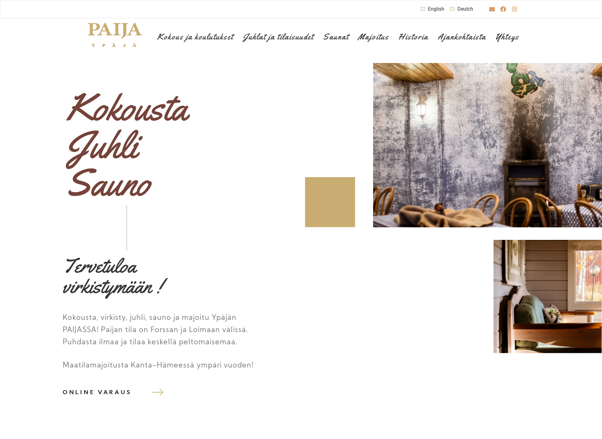Screenshot for paija.fi