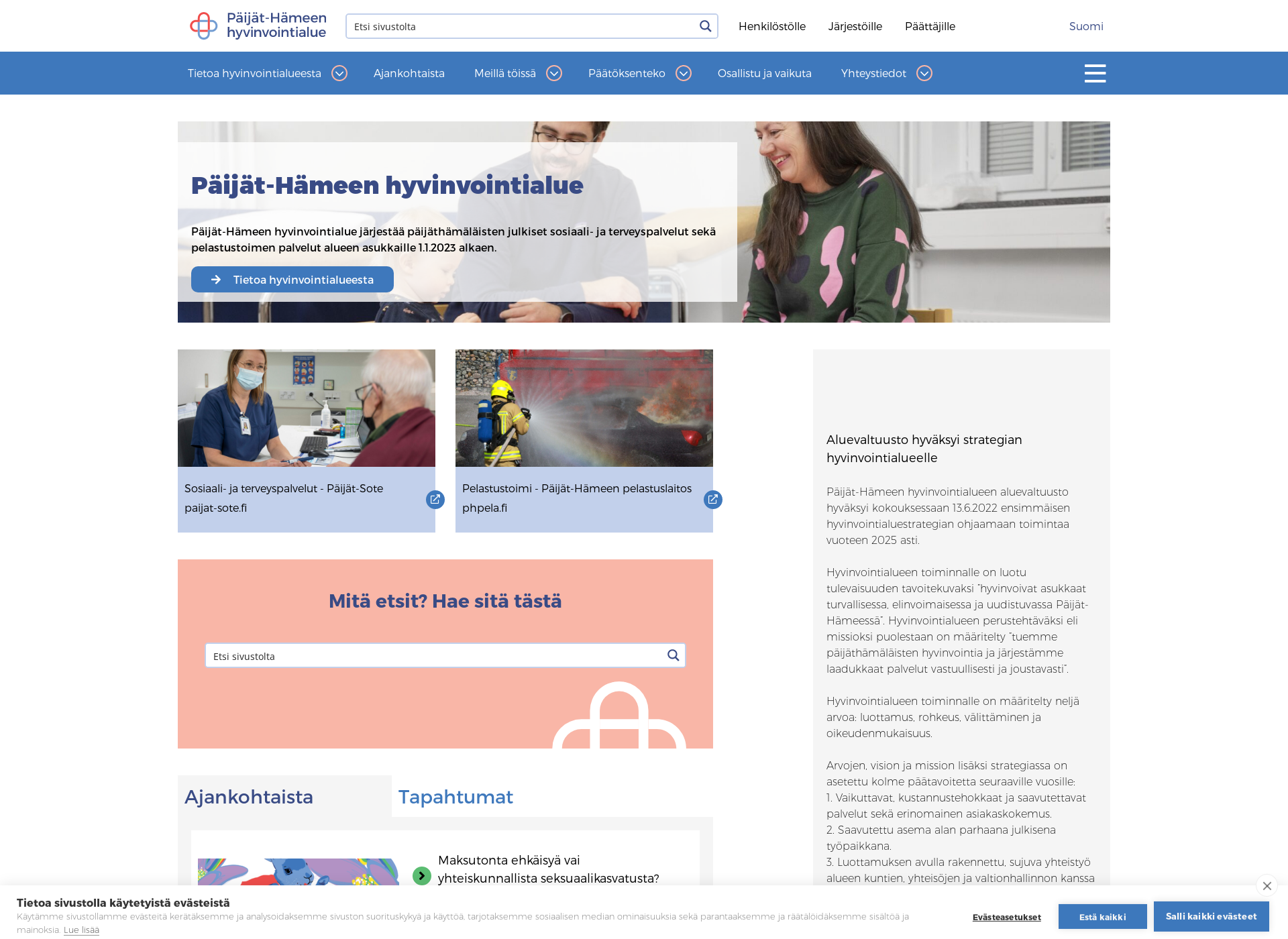 Screenshot for paijatha.fi