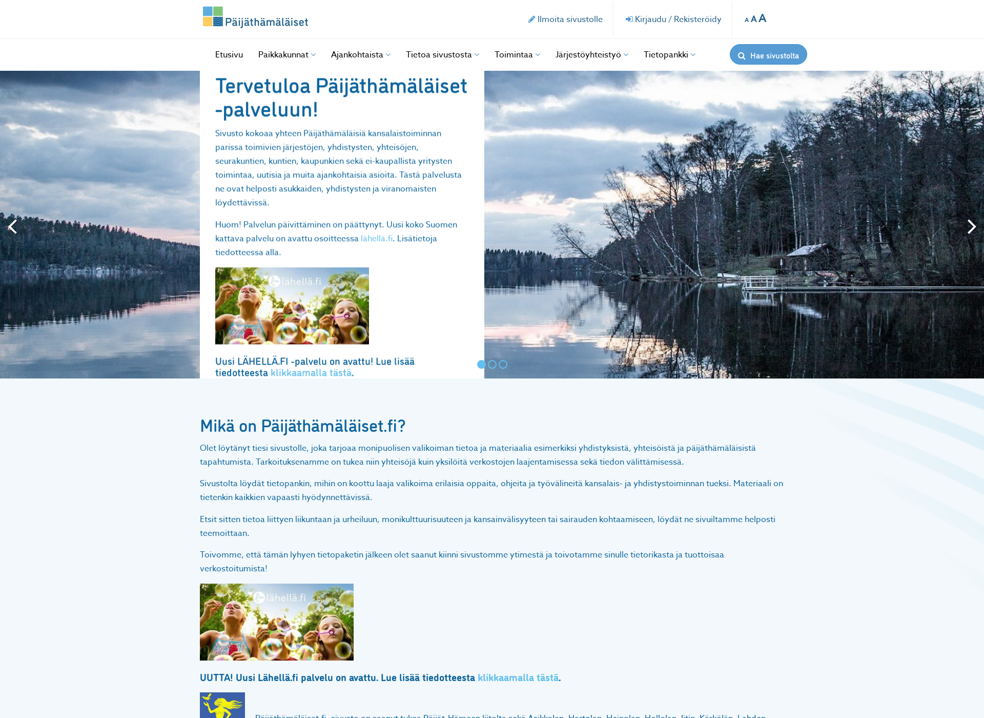 Screenshot for paijathamalaiset.fi