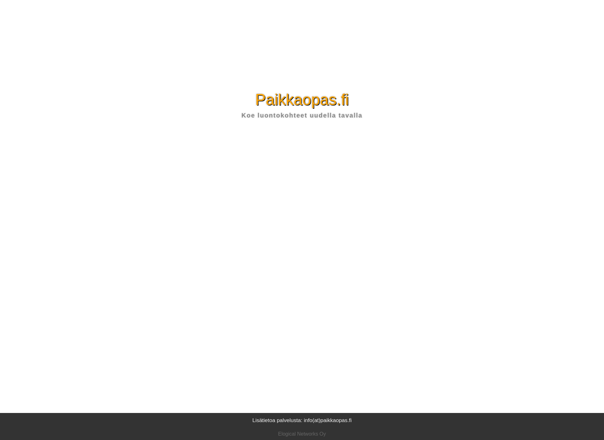 Skärmdump för paikkaopas.fi