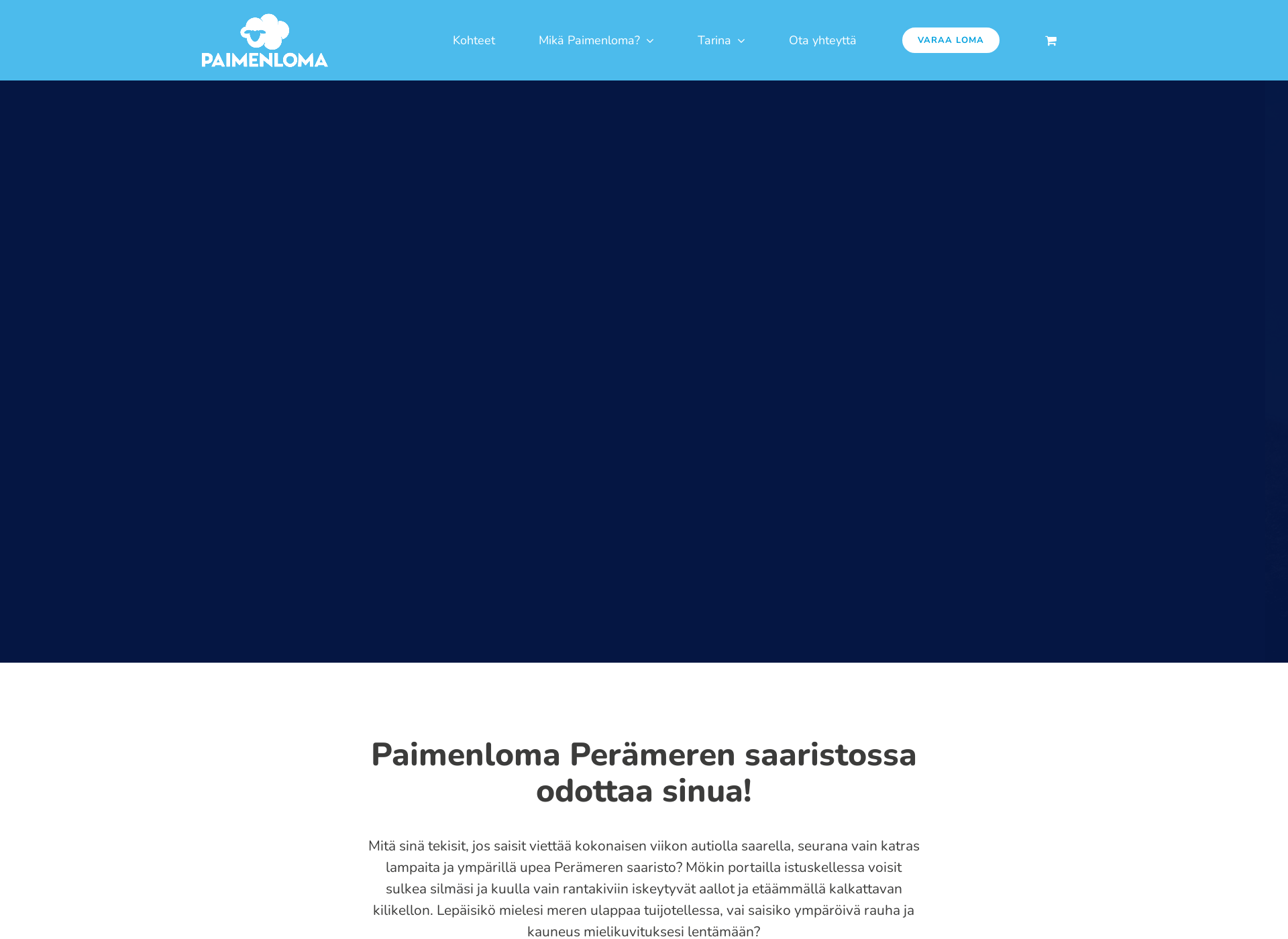 Screenshot for paimenloma.fi