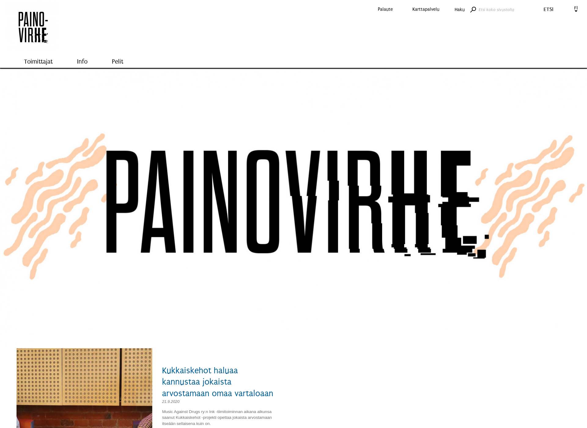 Screenshot for painovirhe.fi