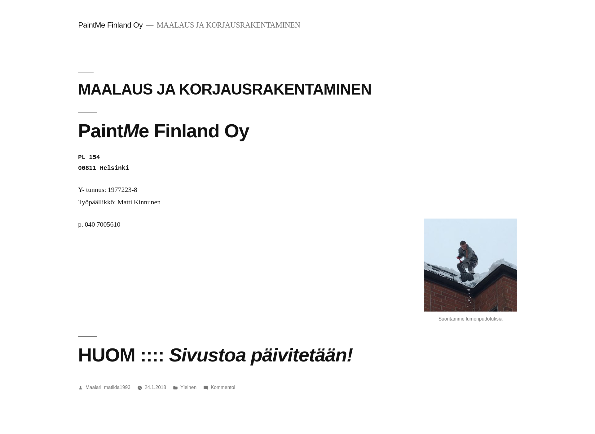 Screenshot for paintme.fi