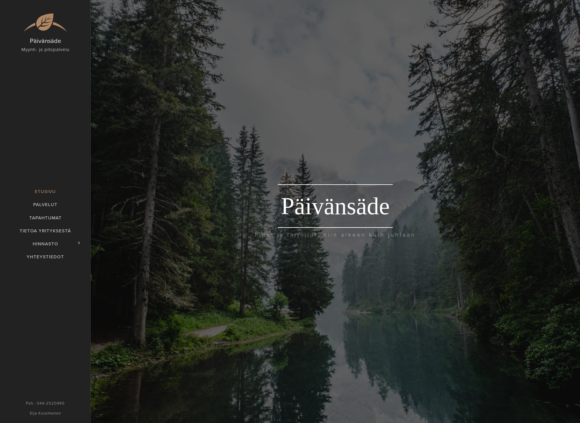 Screenshot for paivansadepidot.fi