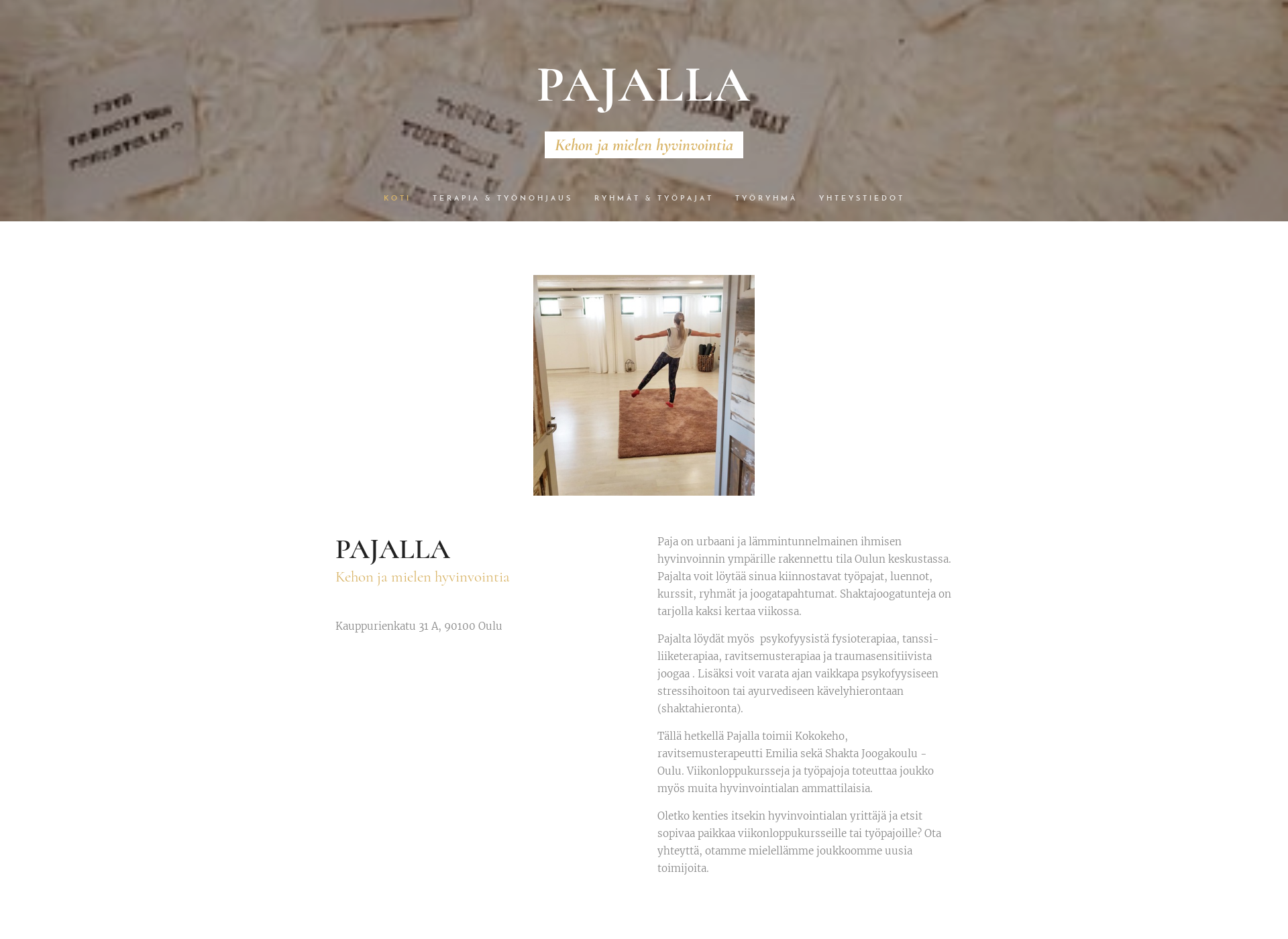 Screenshot for pajalla.fi