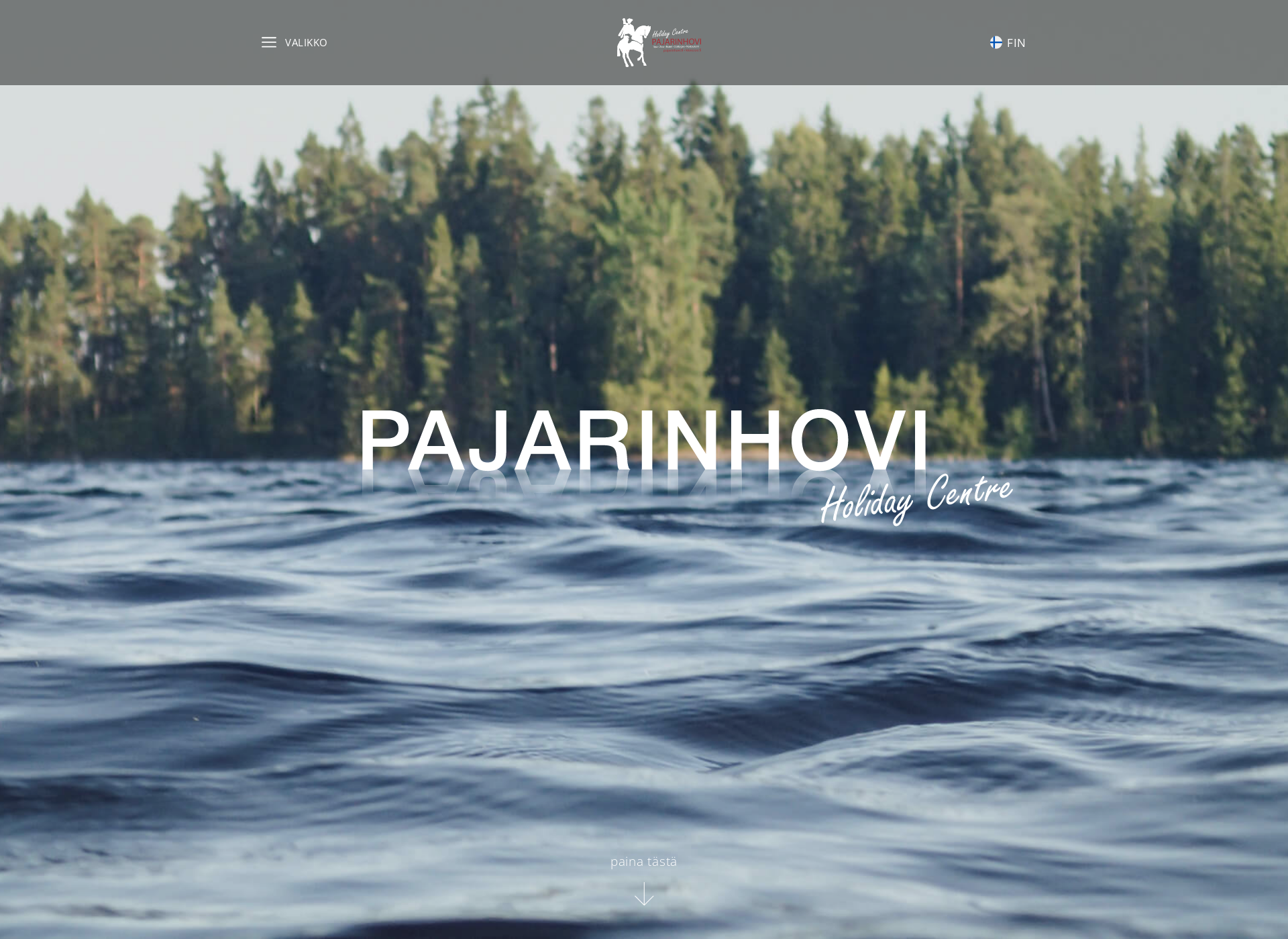 Skärmdump för pajarinhovi.fi