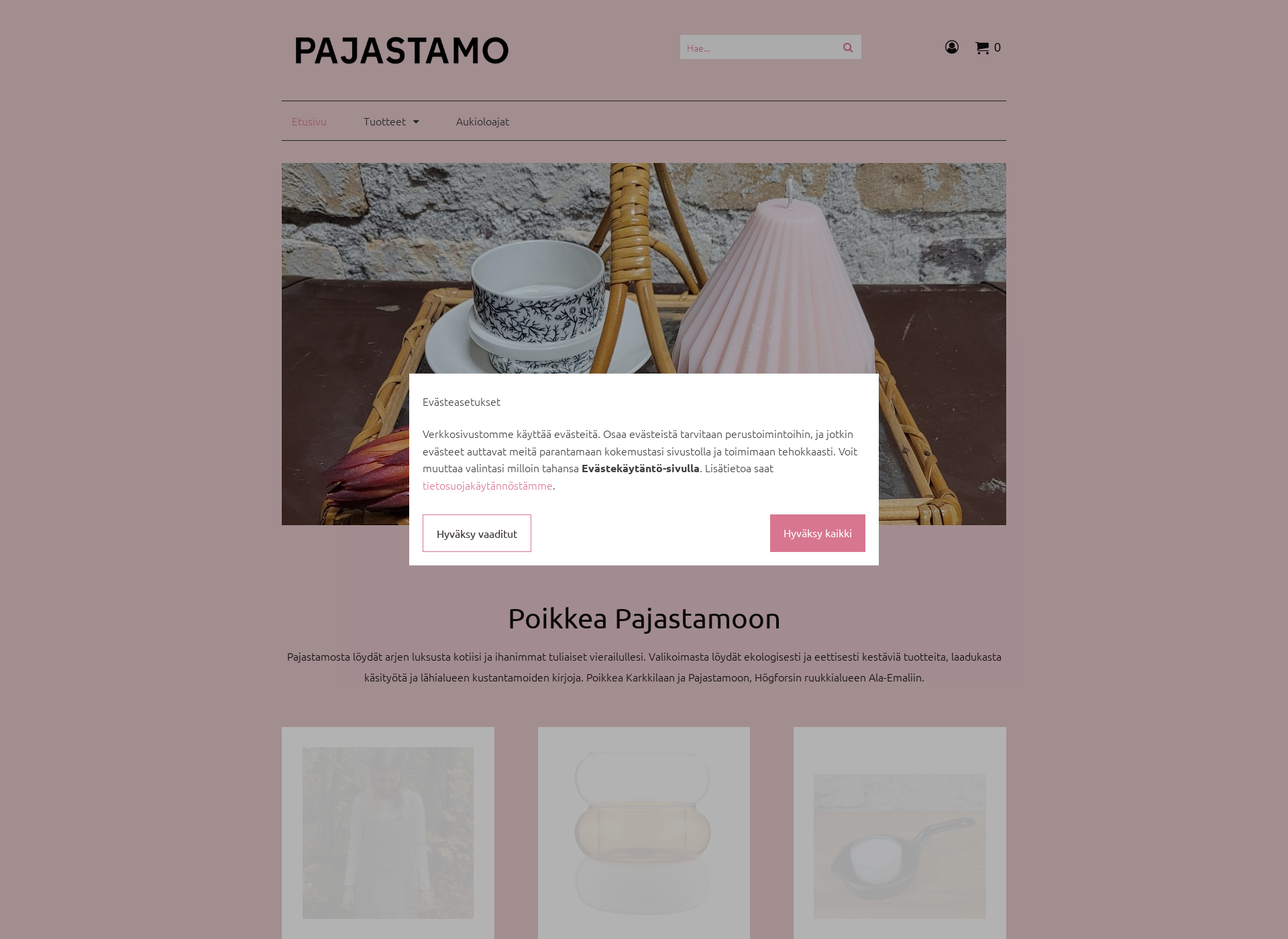 Screenshot for pajastamo.fi