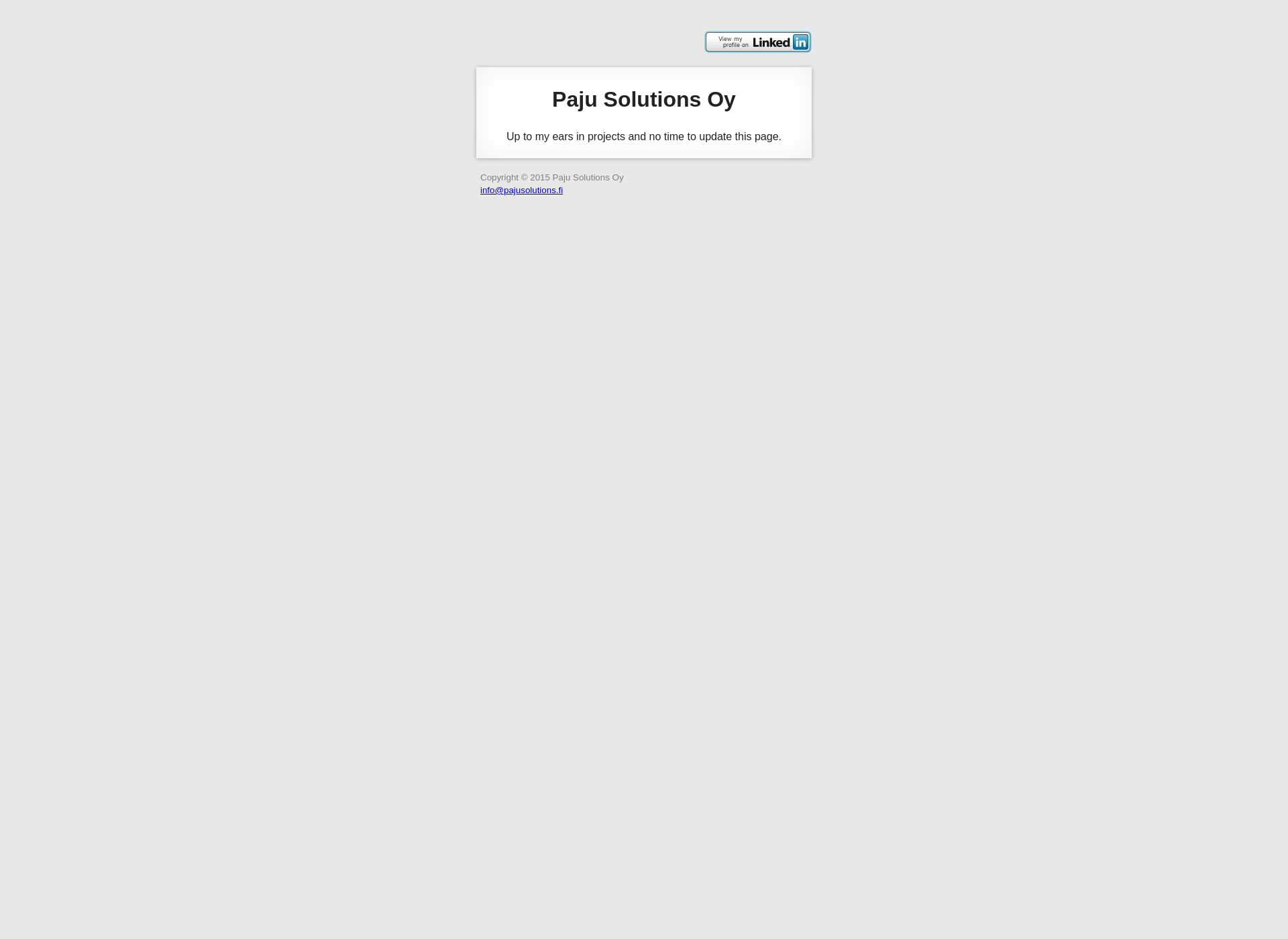 Screenshot for pajusolutions.fi