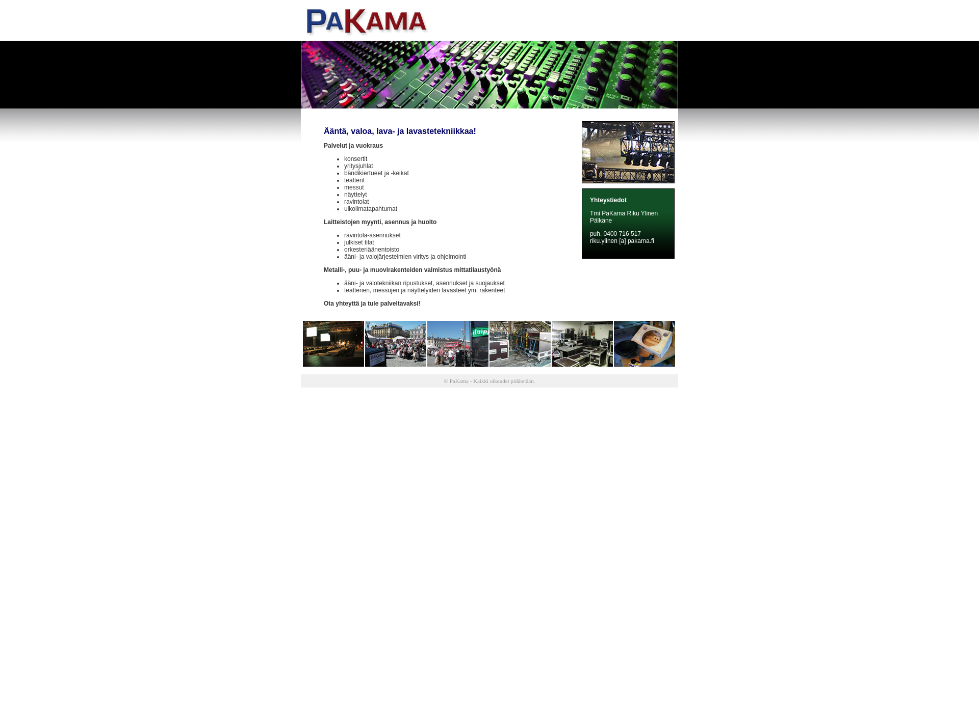 Screenshot for pakama.fi