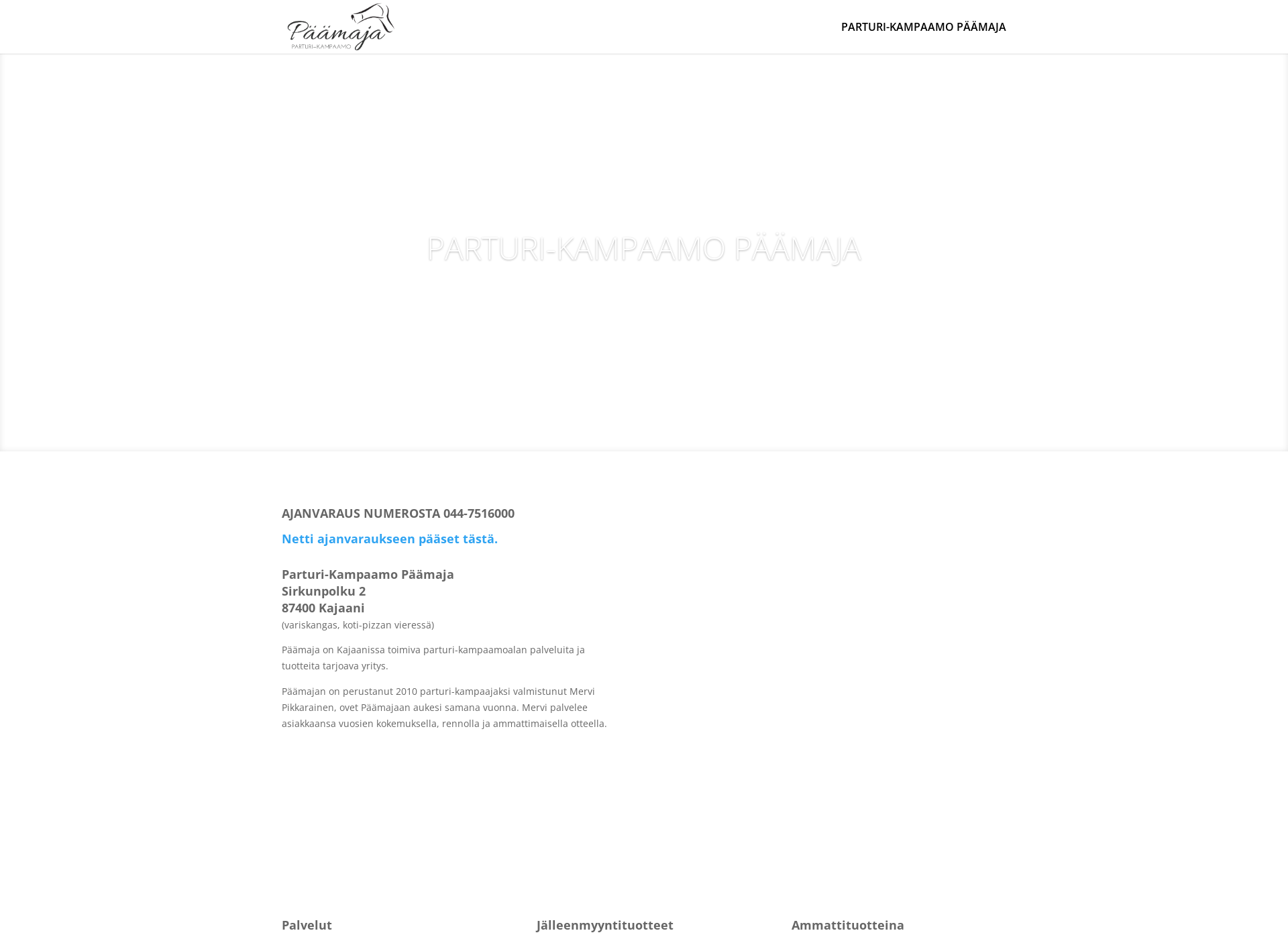Screenshot for pakapaamaja.fi