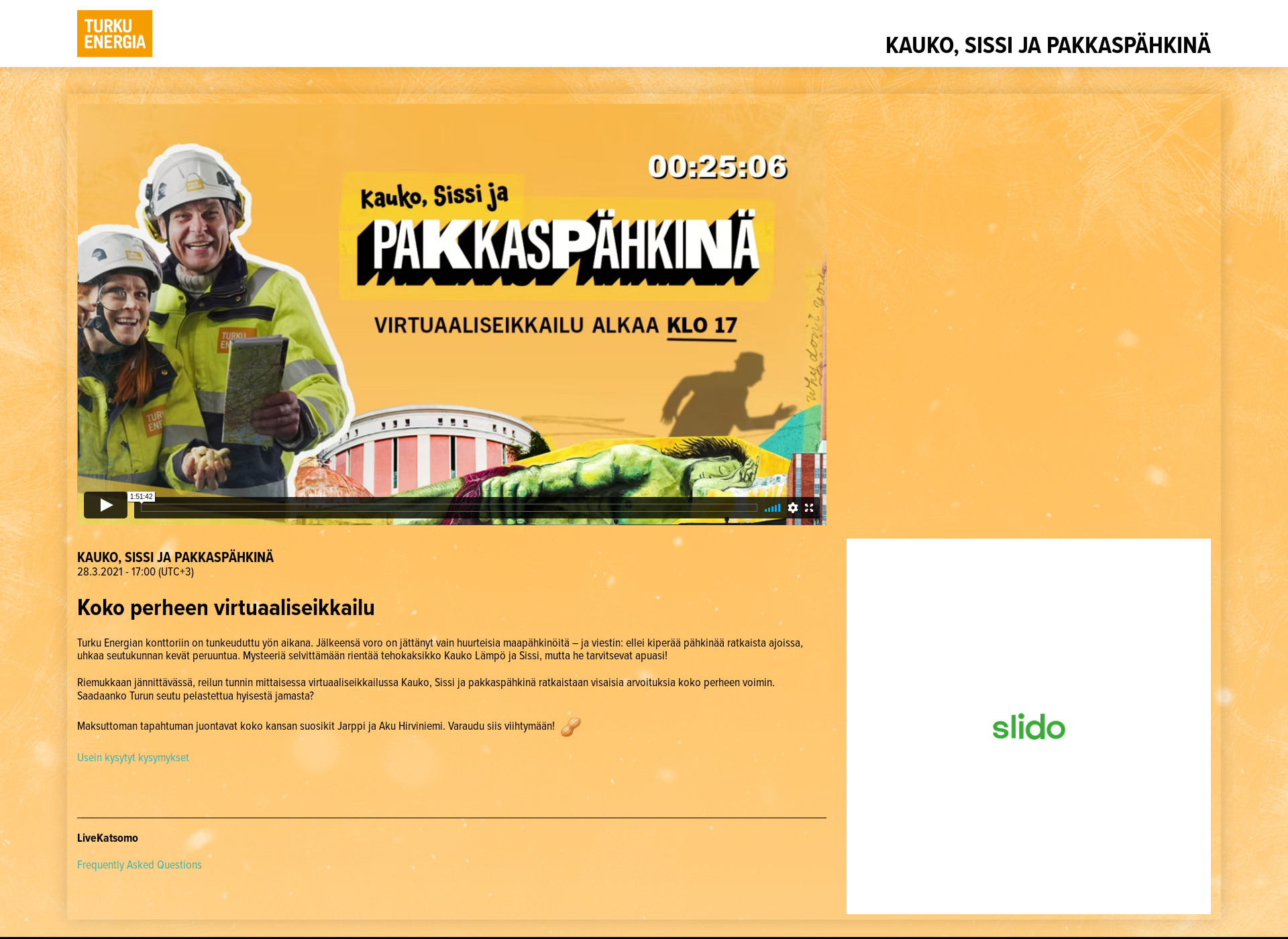 Screenshot for pakkaspähkinä.fi