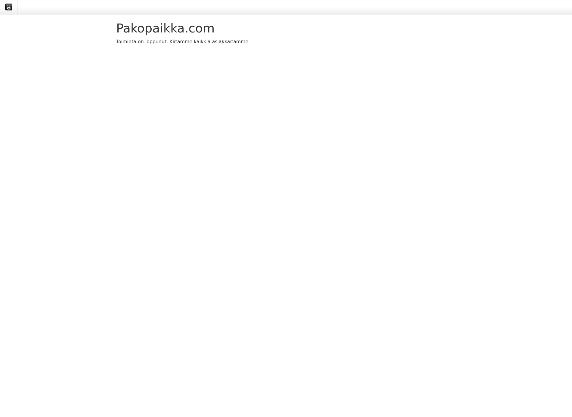 Screenshot for pakopaikka.fi