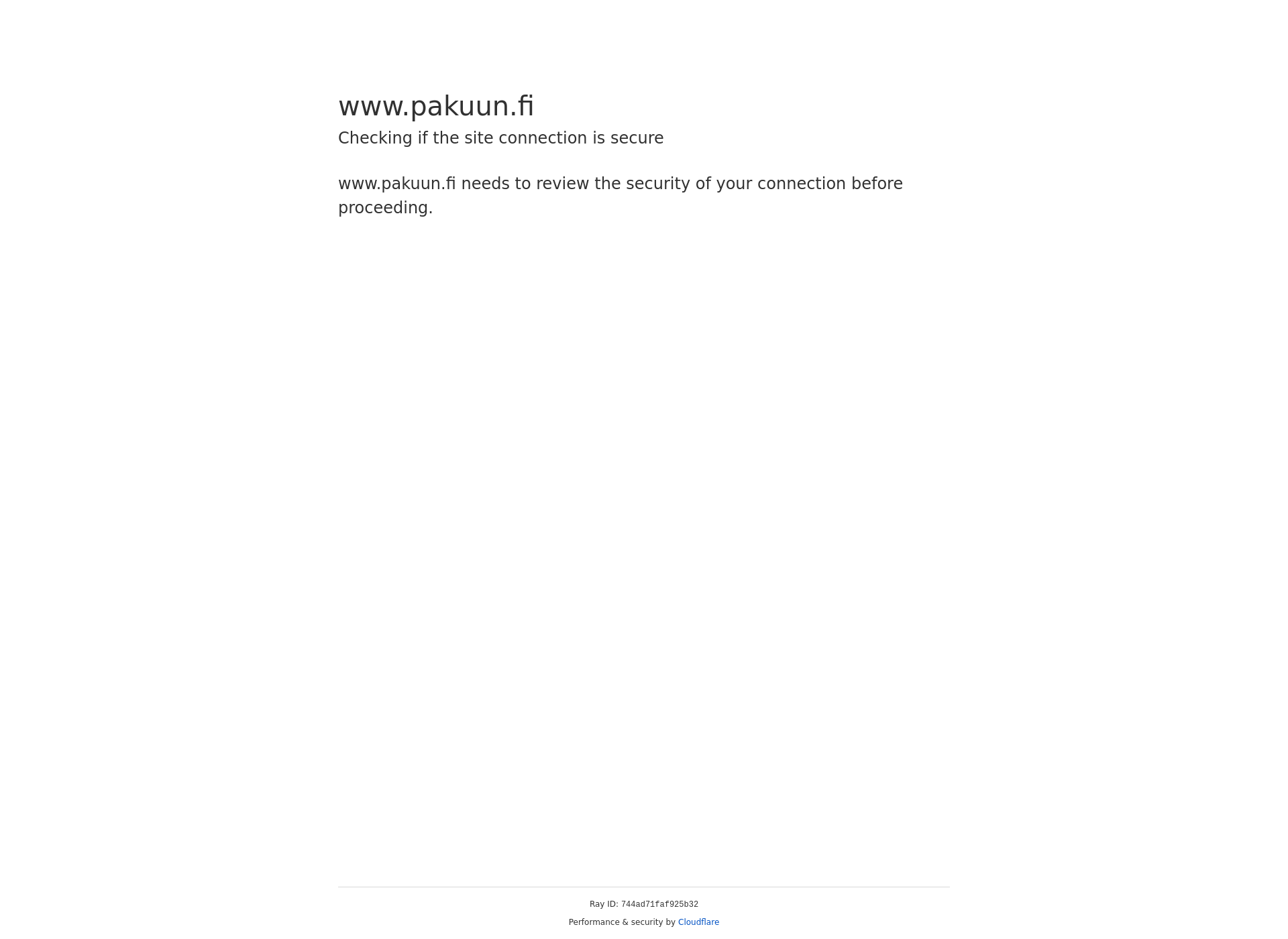 Screenshot for pakuun.fi