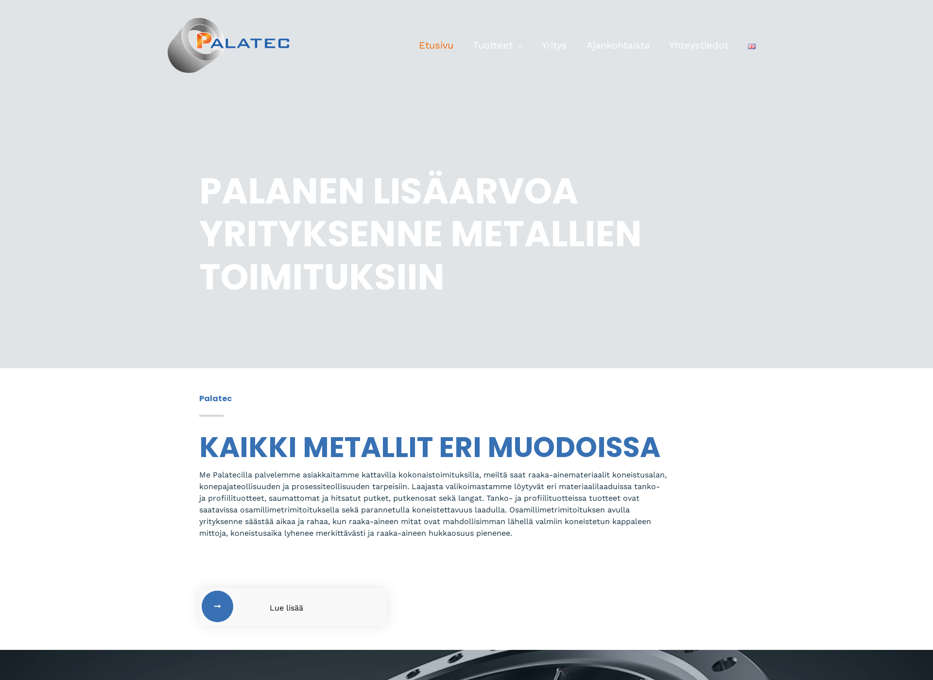 Screenshot for palatec.fi