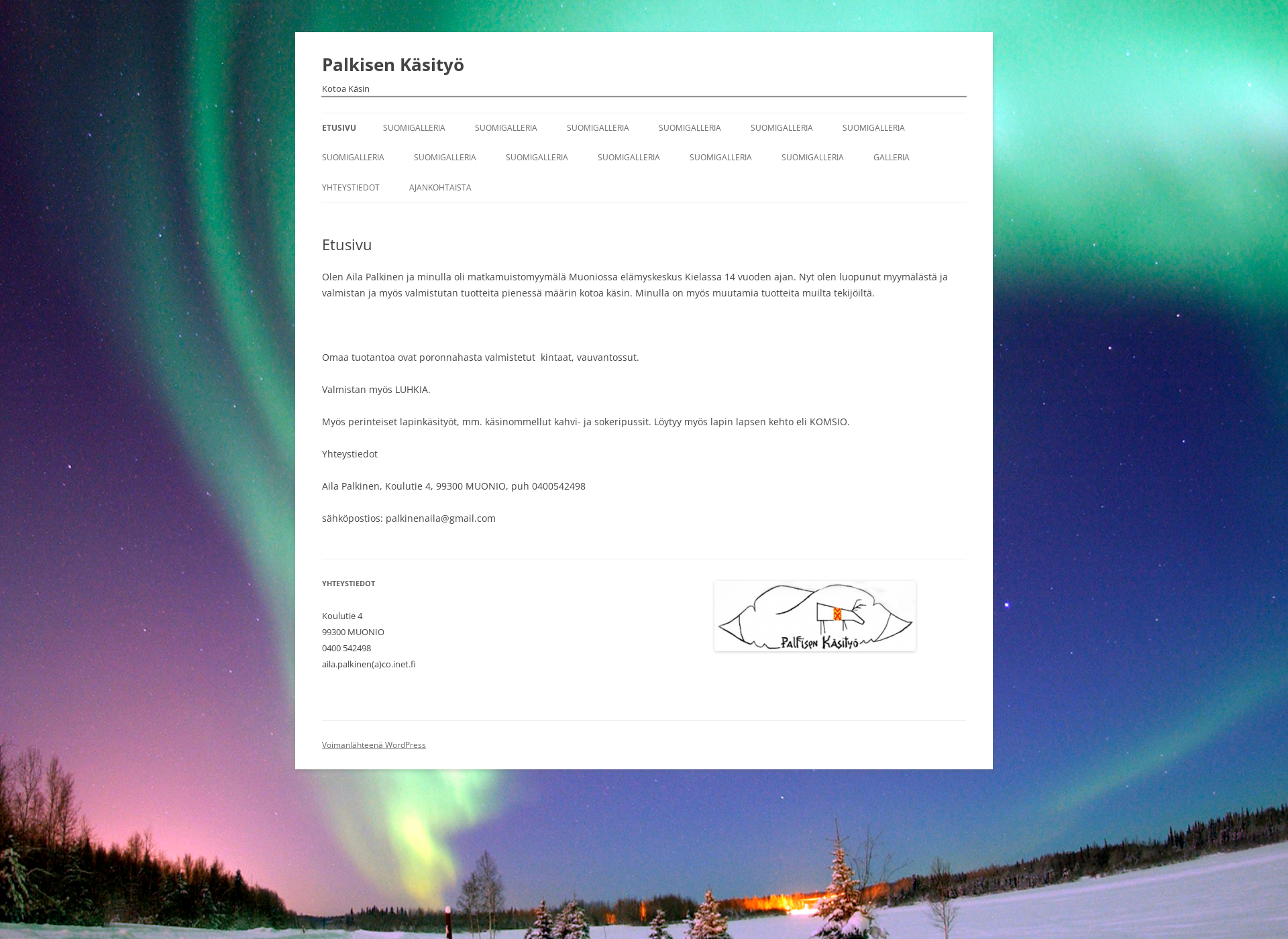 Screenshot for palkisenkasityo.fi