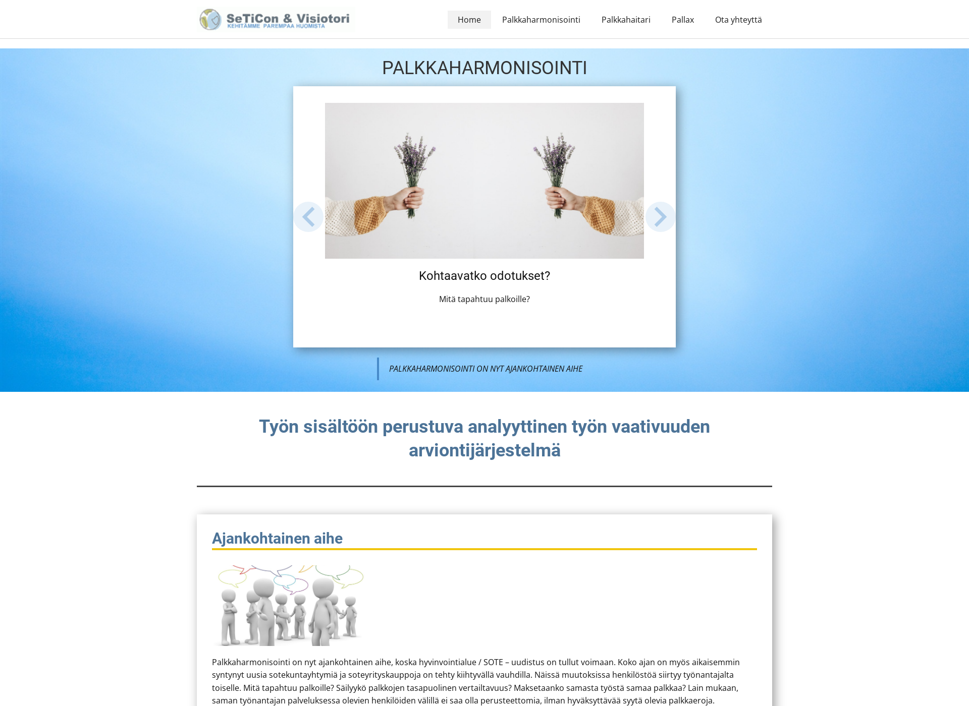 Screenshot for palkkahaitari.fi