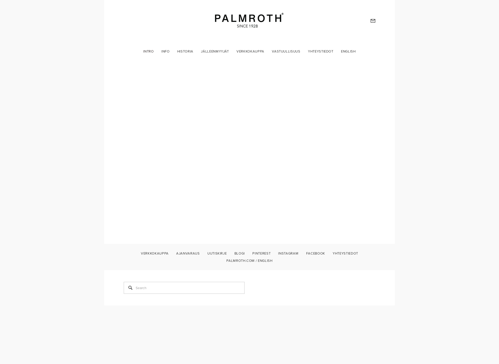 Screenshot for palmroth.fi
