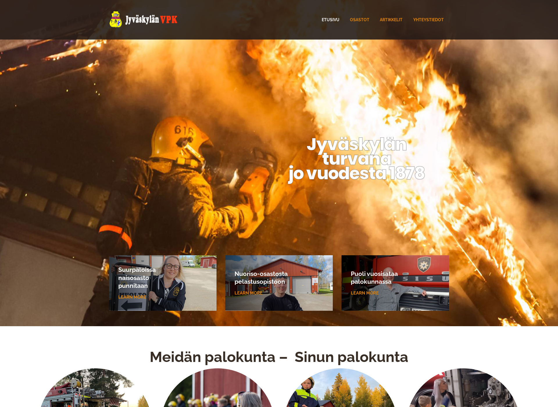 Screenshot for palokanvpk.fi