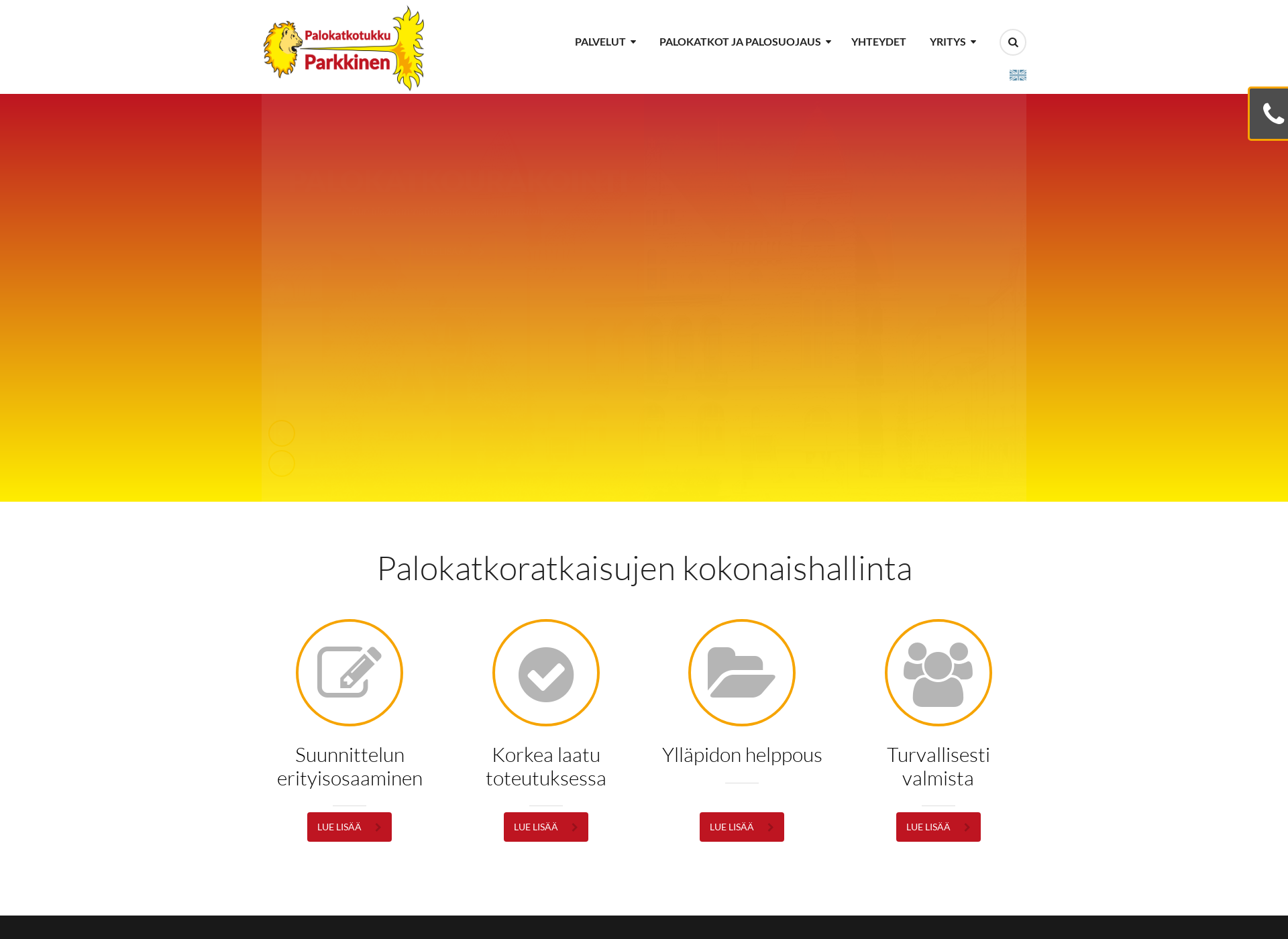 Skärmdump för palokatkotukku.fi