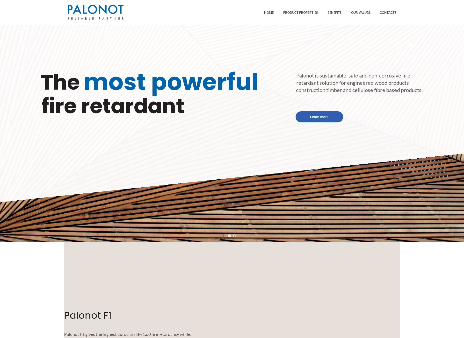 Skärmdump för palonot.fi