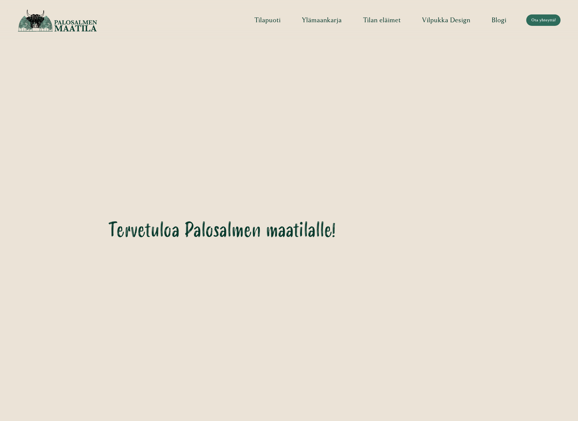 Skärmdump för palosalmenmaatila.fi