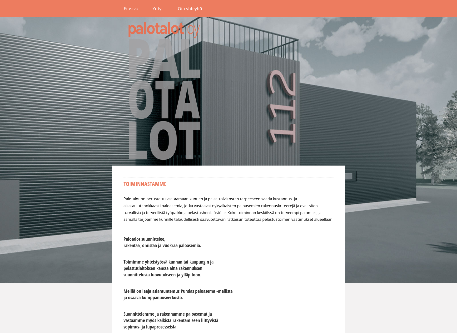 Screenshot for palotalot.fi