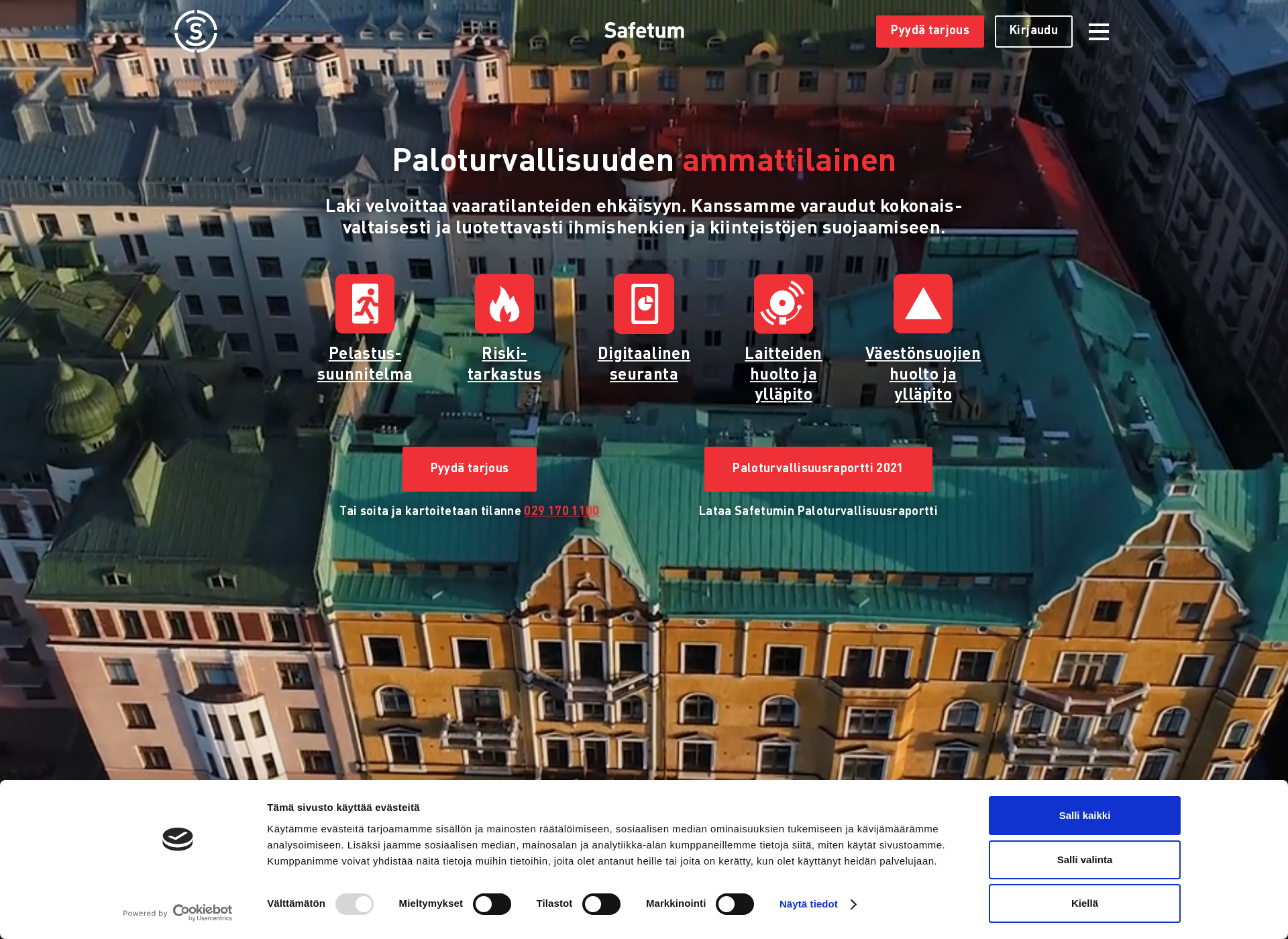 Screenshot for palotarkastus.fi