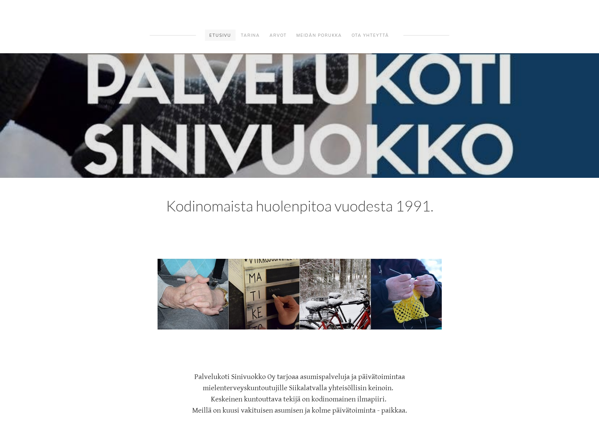 Screenshot for palvelukotisinivuokko.fi