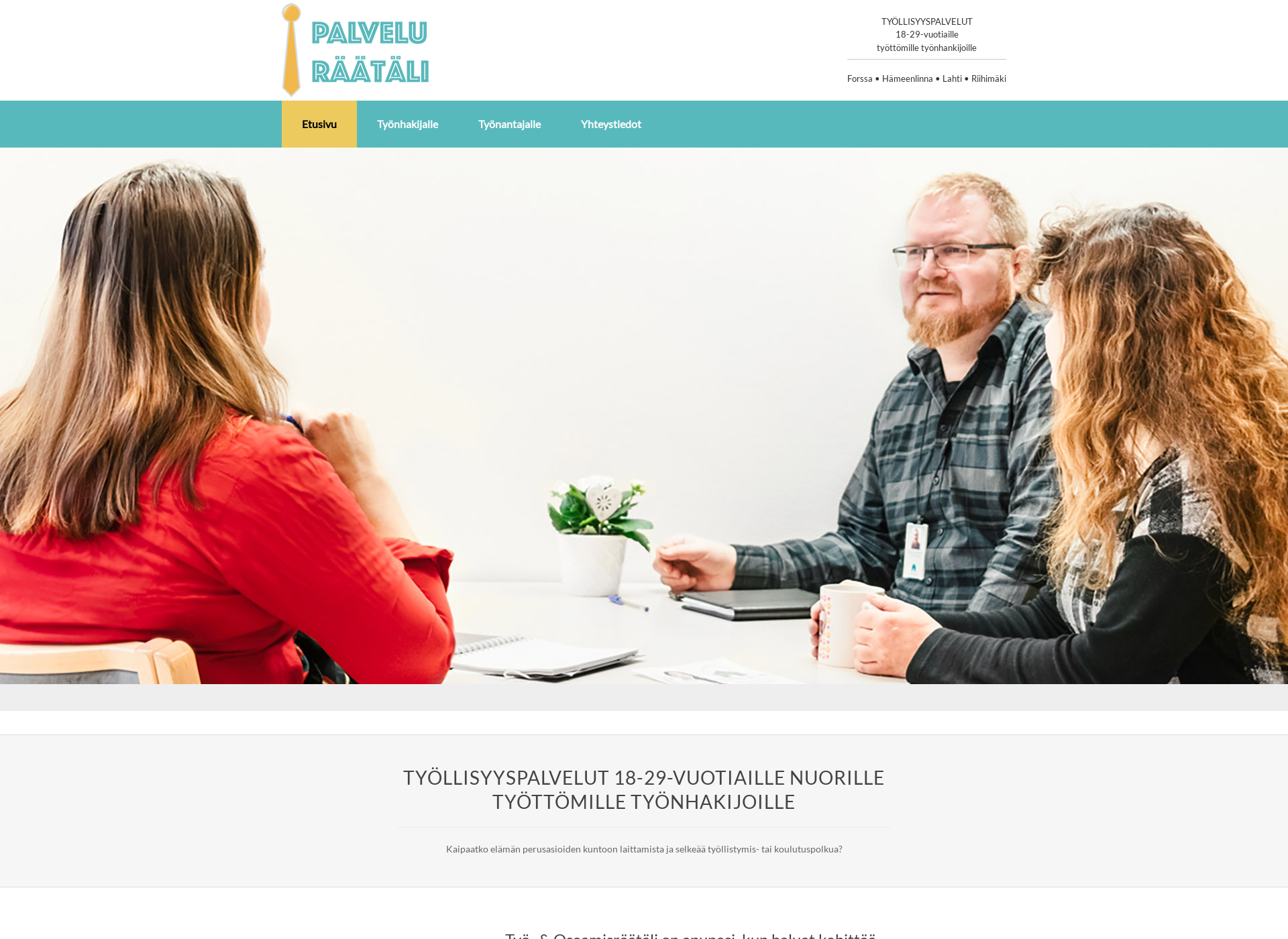 Screenshot for palveluraatali.fi