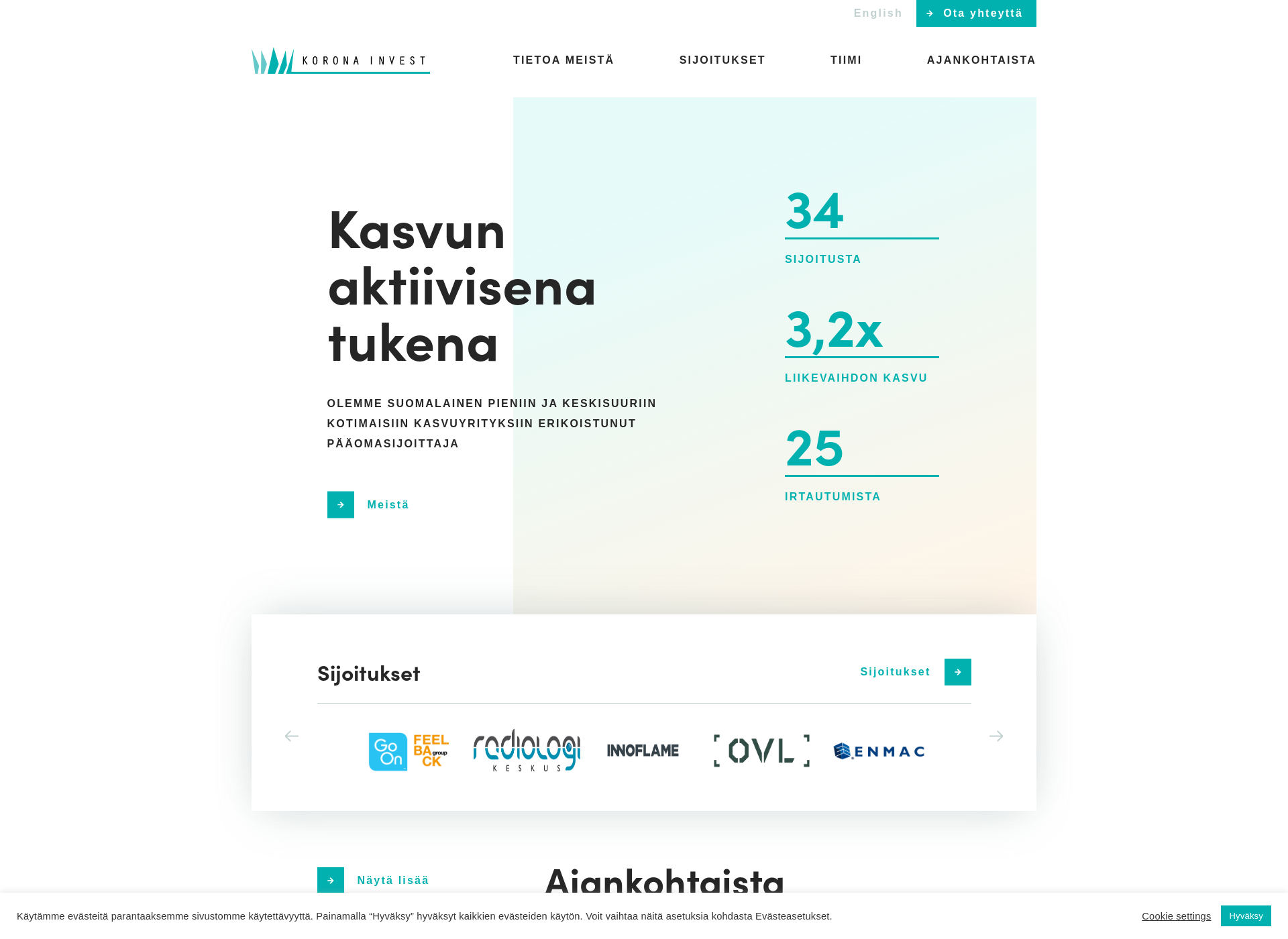 Screenshot for palvelurahasto.fi