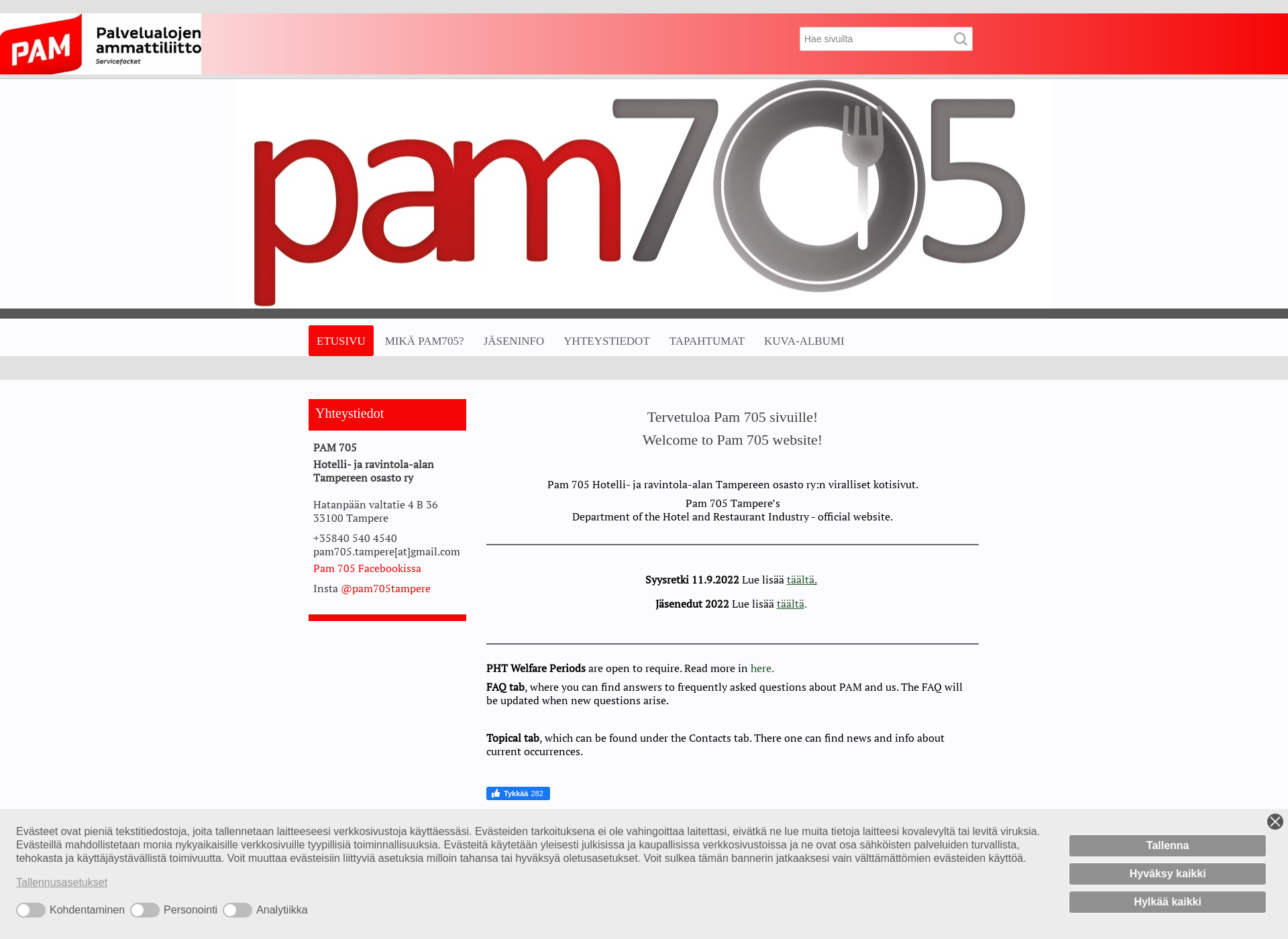 Screenshot for pam705.fi