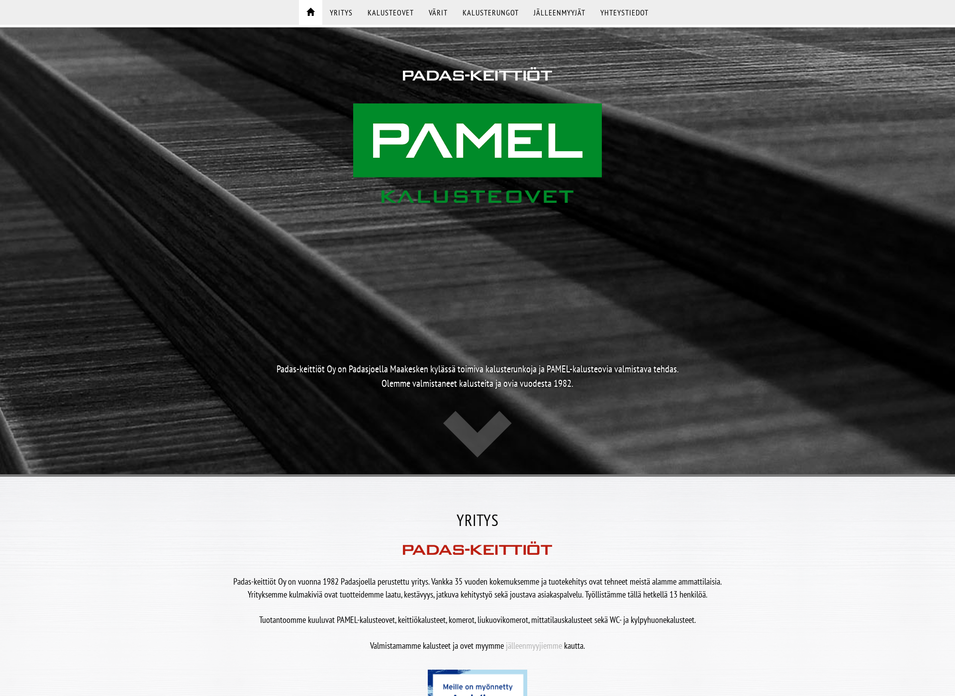 Screenshot for pamel.fi