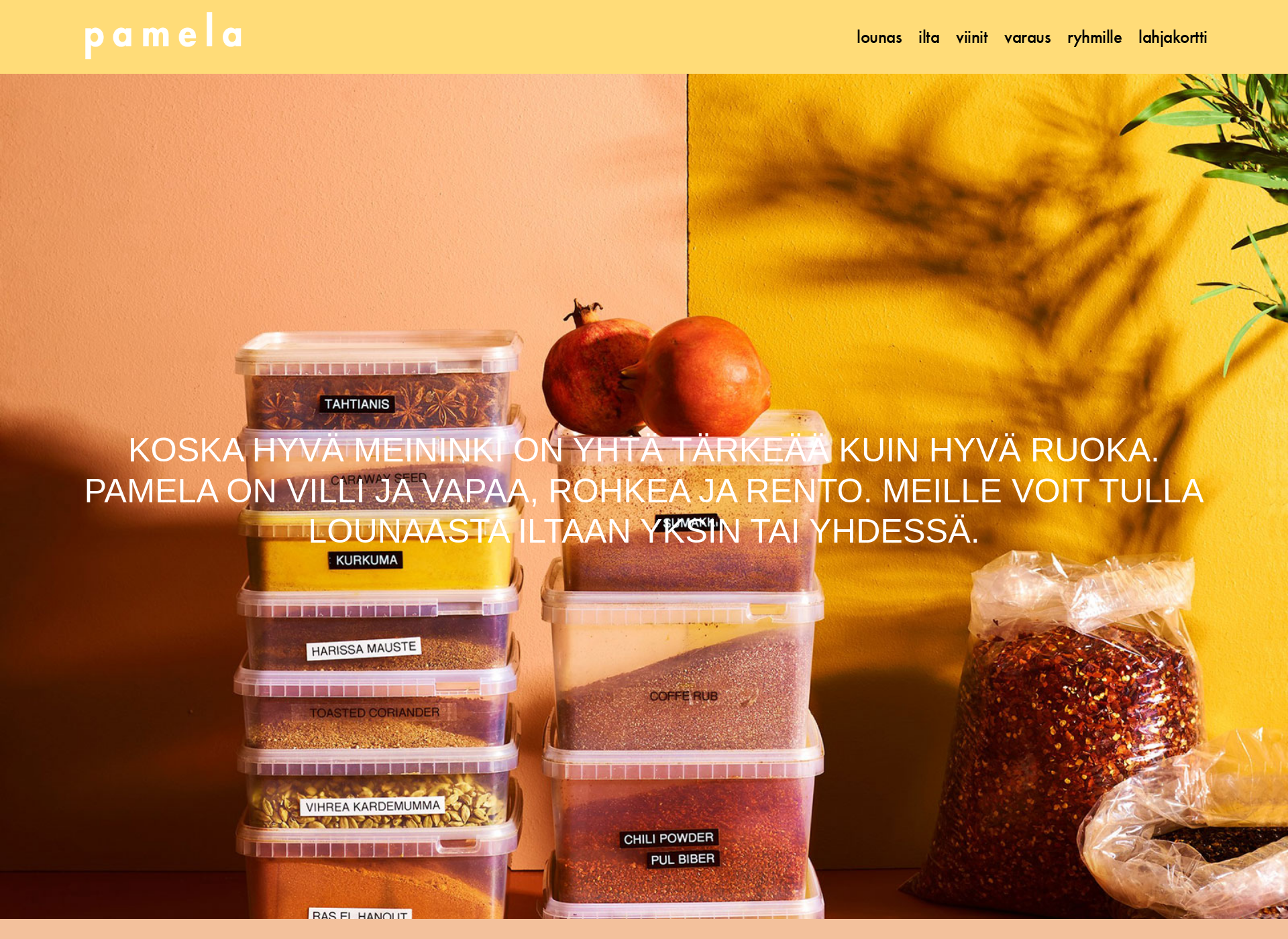 Screenshot for pamela.fi