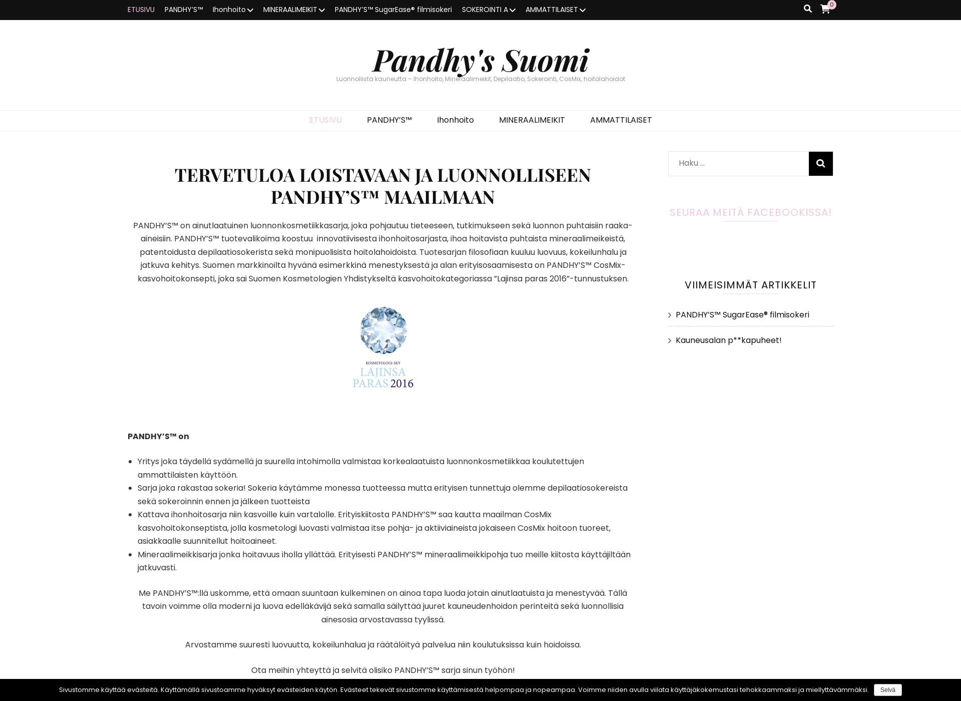 Screenshot for pandhys.fi