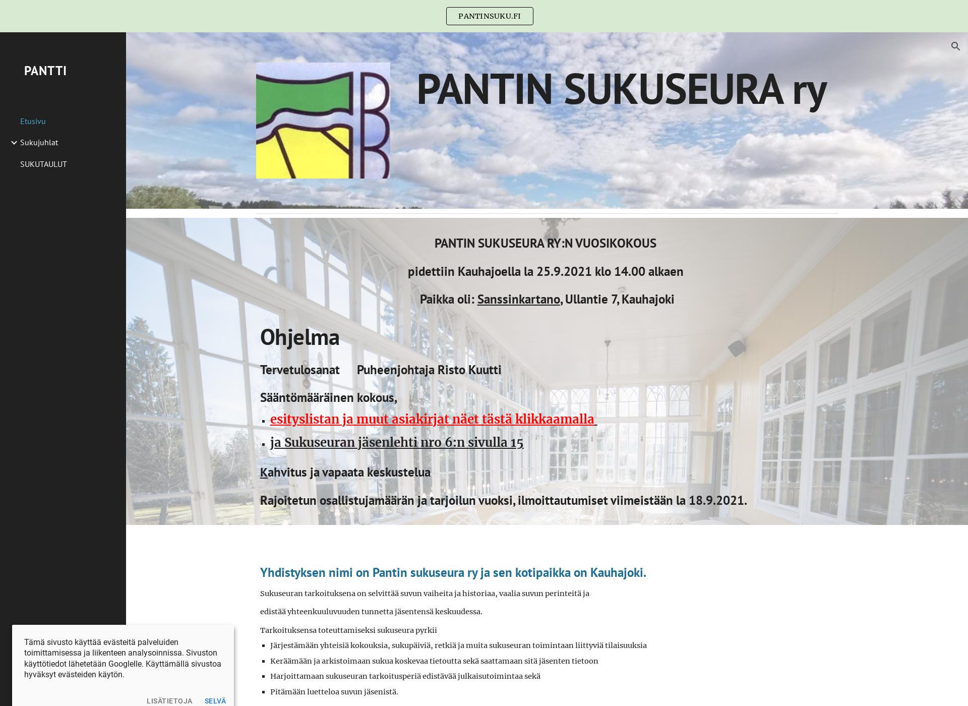 Screenshot for pantinsuku.fi