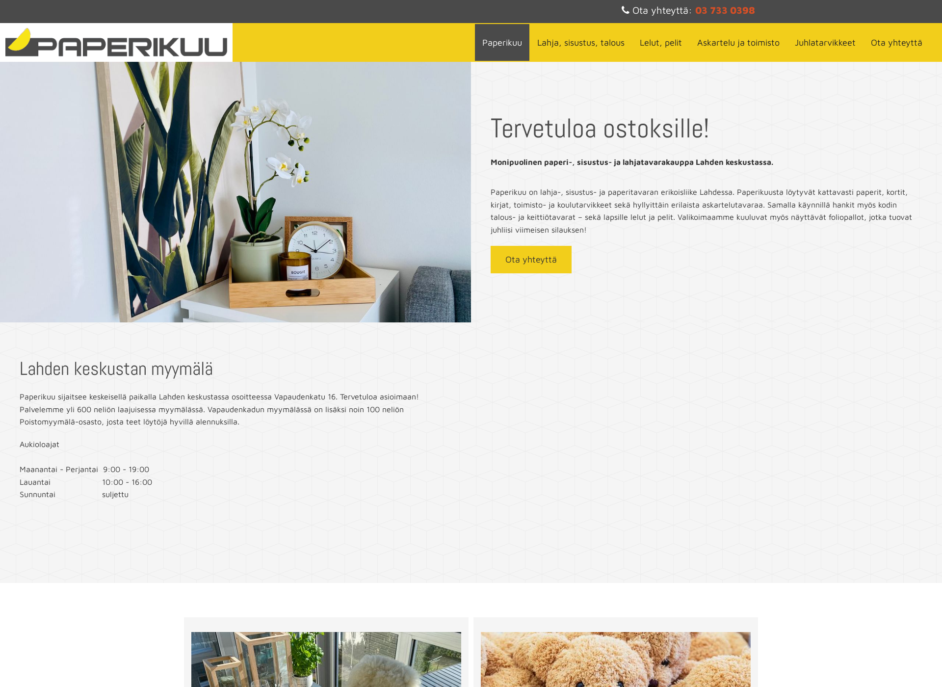 Screenshot for paperikuu.fi
