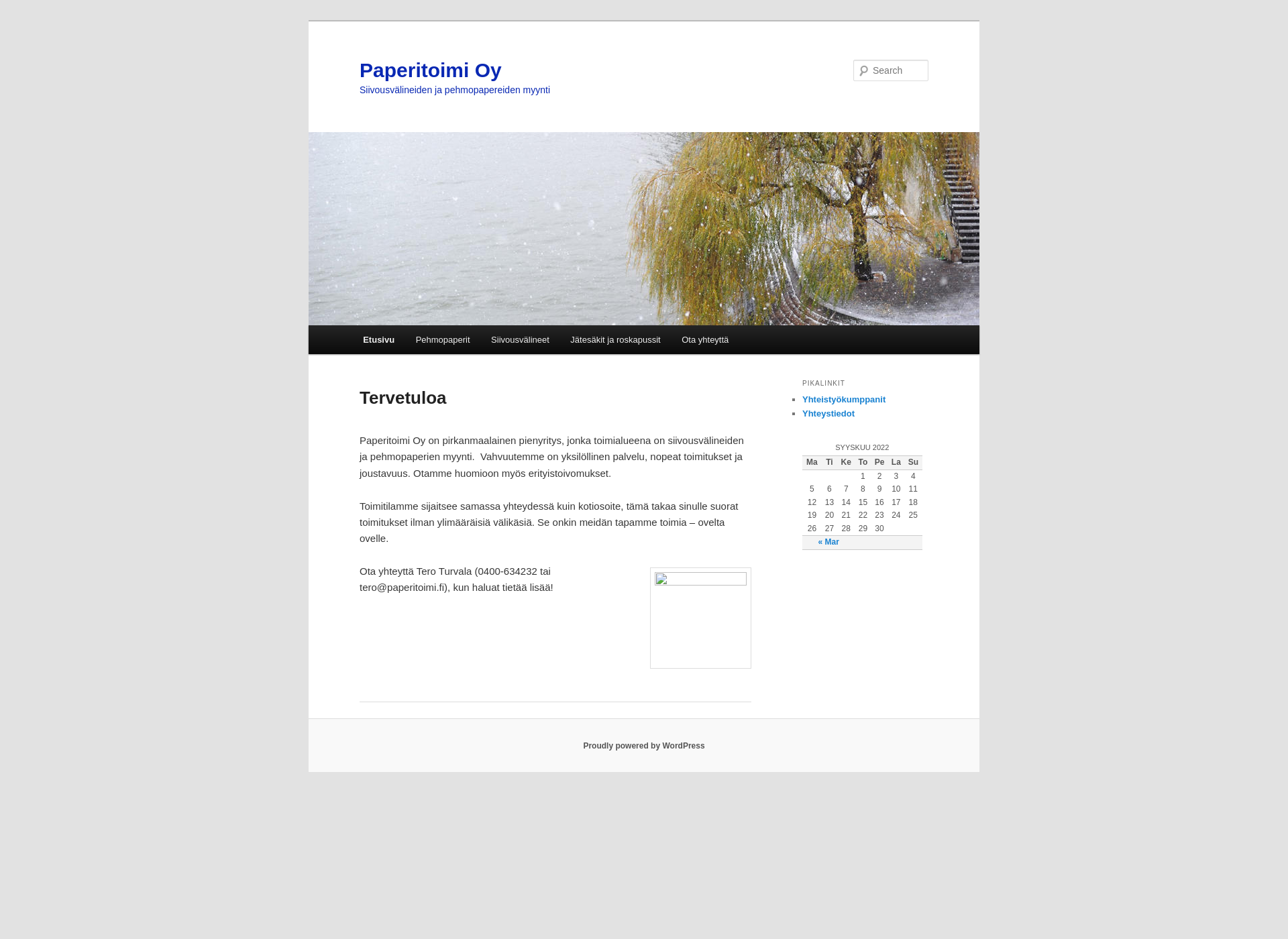 Screenshot for paperitoimi.fi