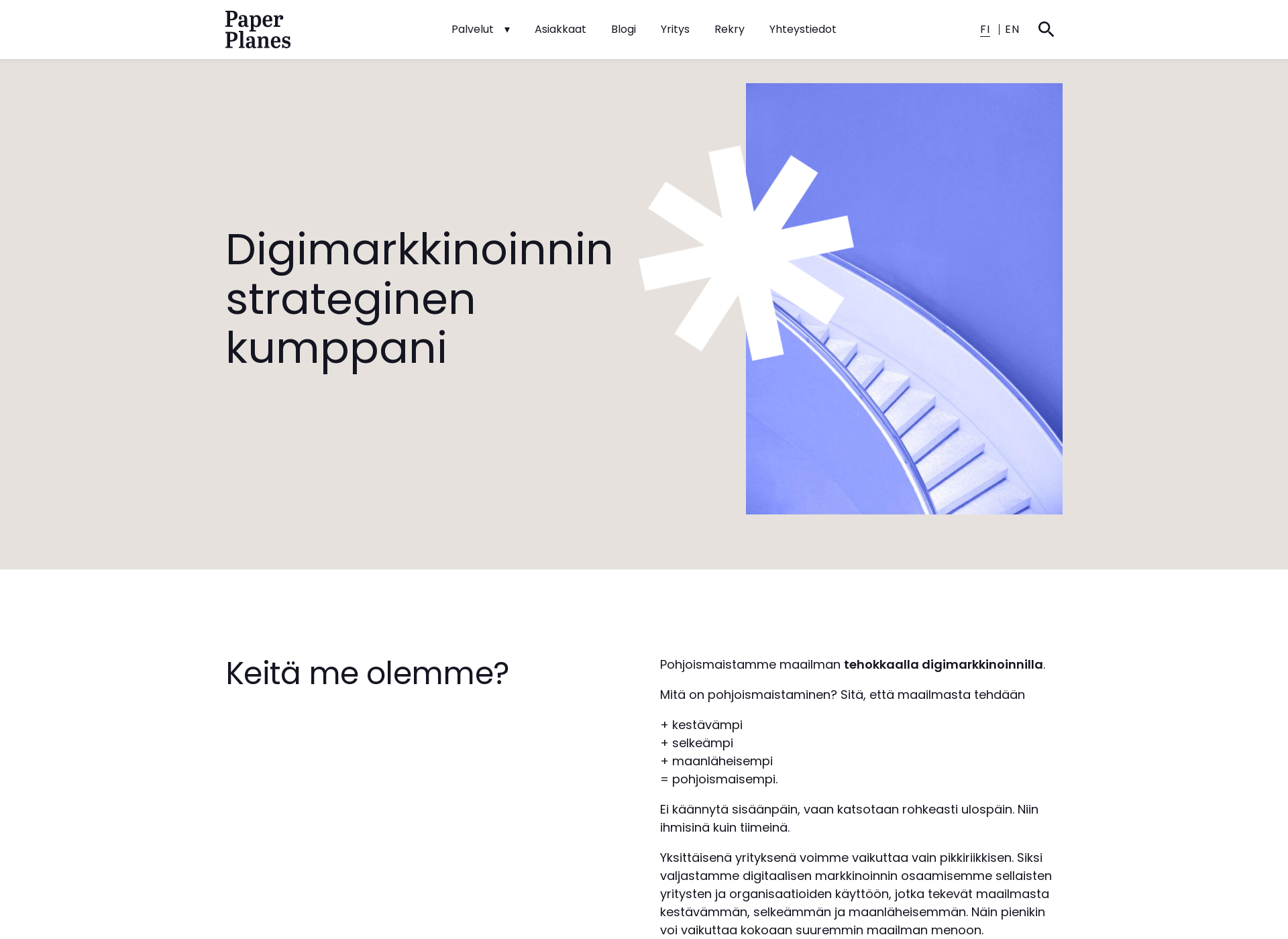 Näyttökuva paperplanes.fi